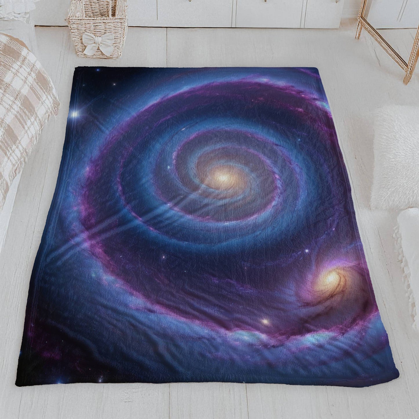 Galaxy Swirl Velveteen Blanket