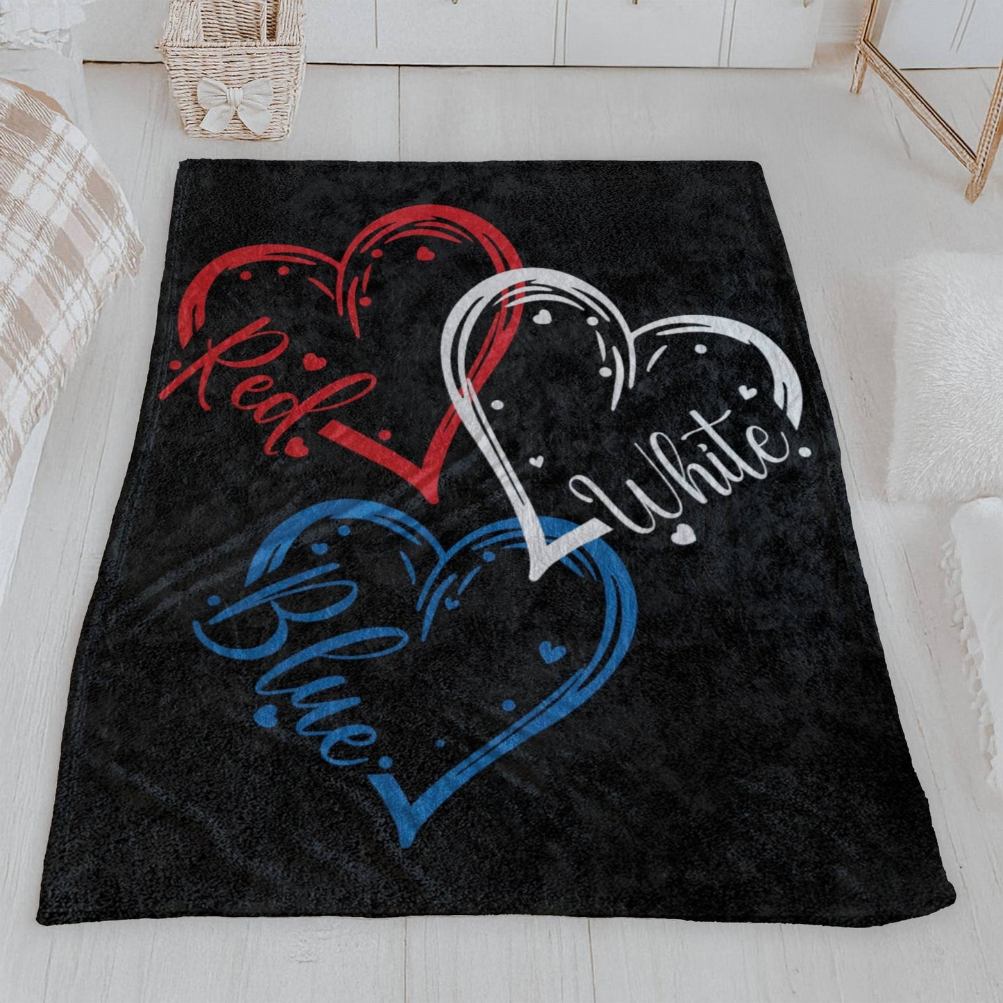 Patriotic Throw Blanket for 4th of July