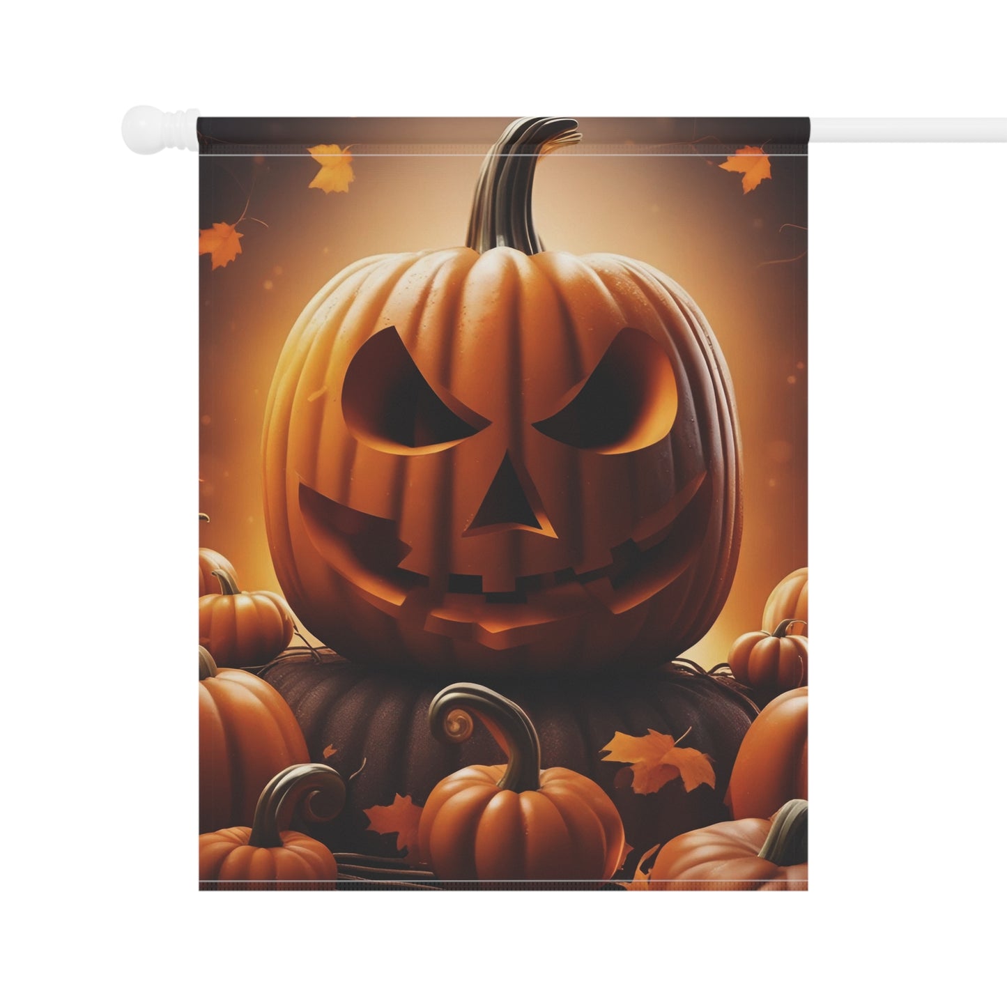 Glowing Jack-O’-Lantern Garden Flag