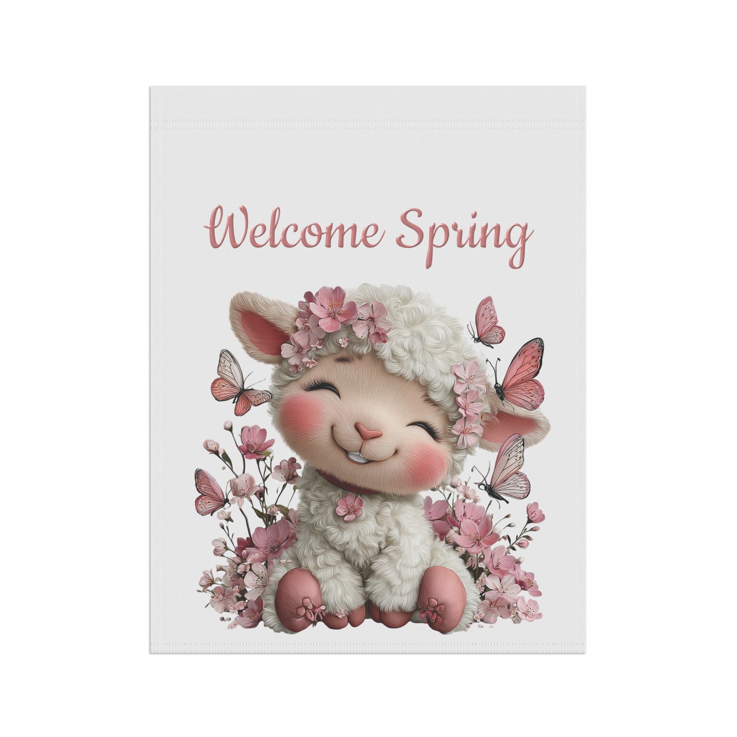 Whimsical Welcome Garden Flag