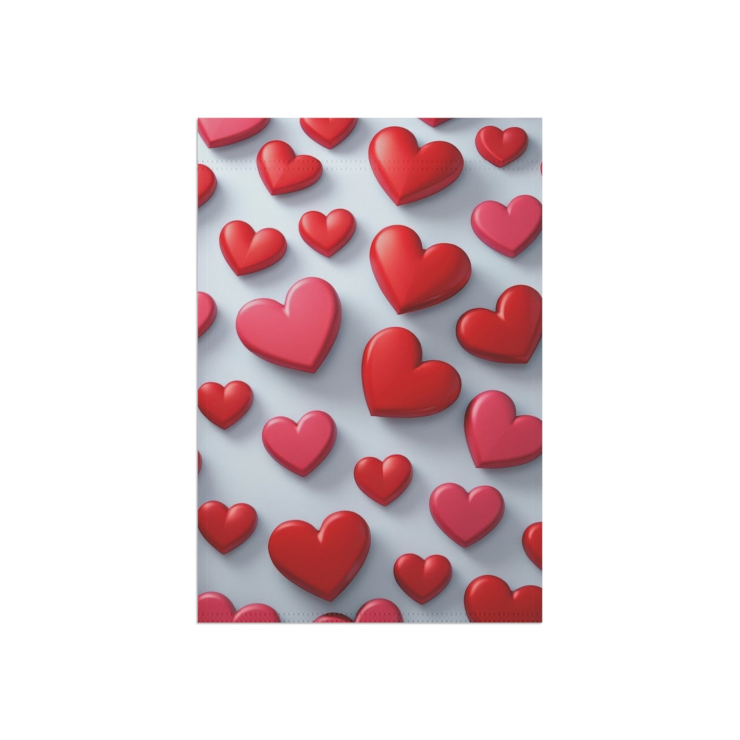 Red & Pink Hearts Valentine’s Day Garden Flag