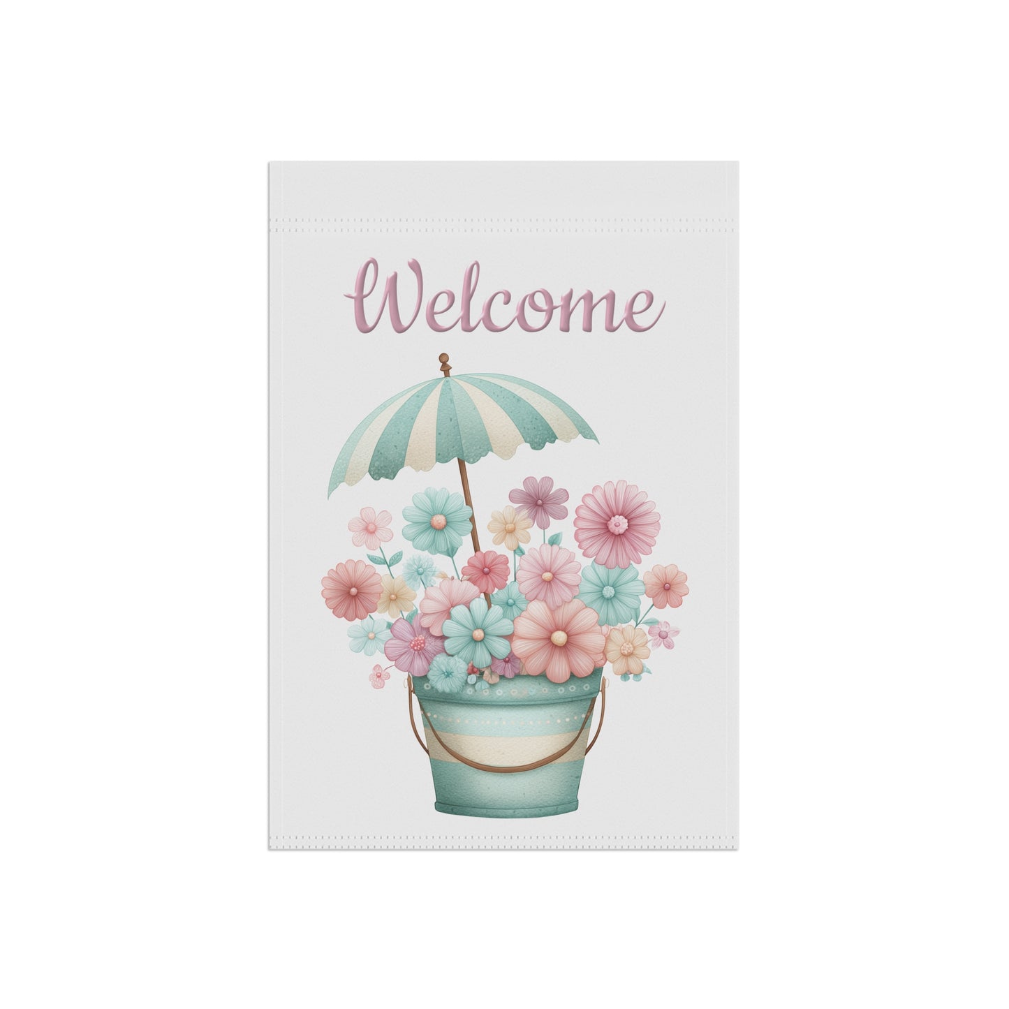 Pastel Bloom Garden Flag