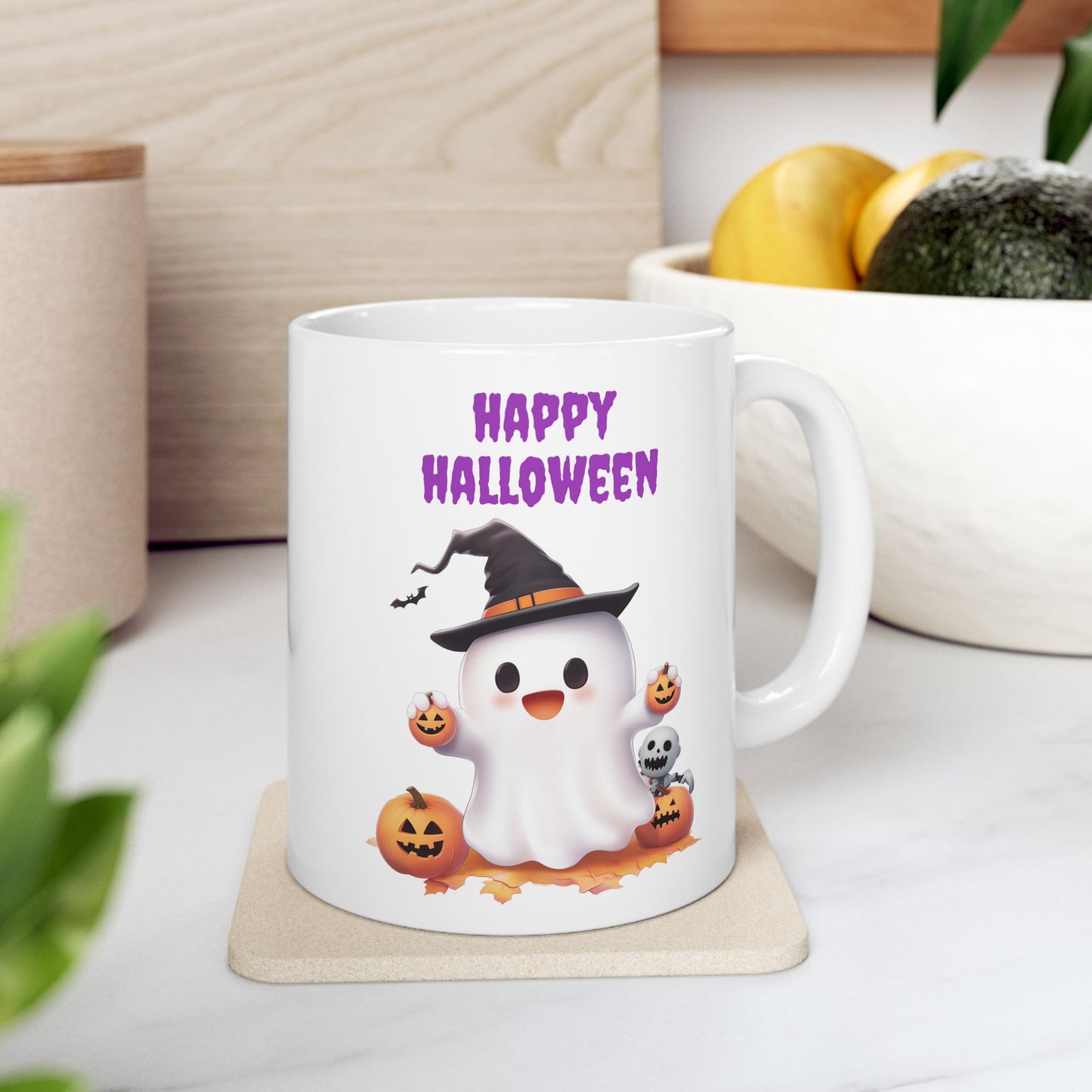 Cute Whimsical Ghost Coffee Mug