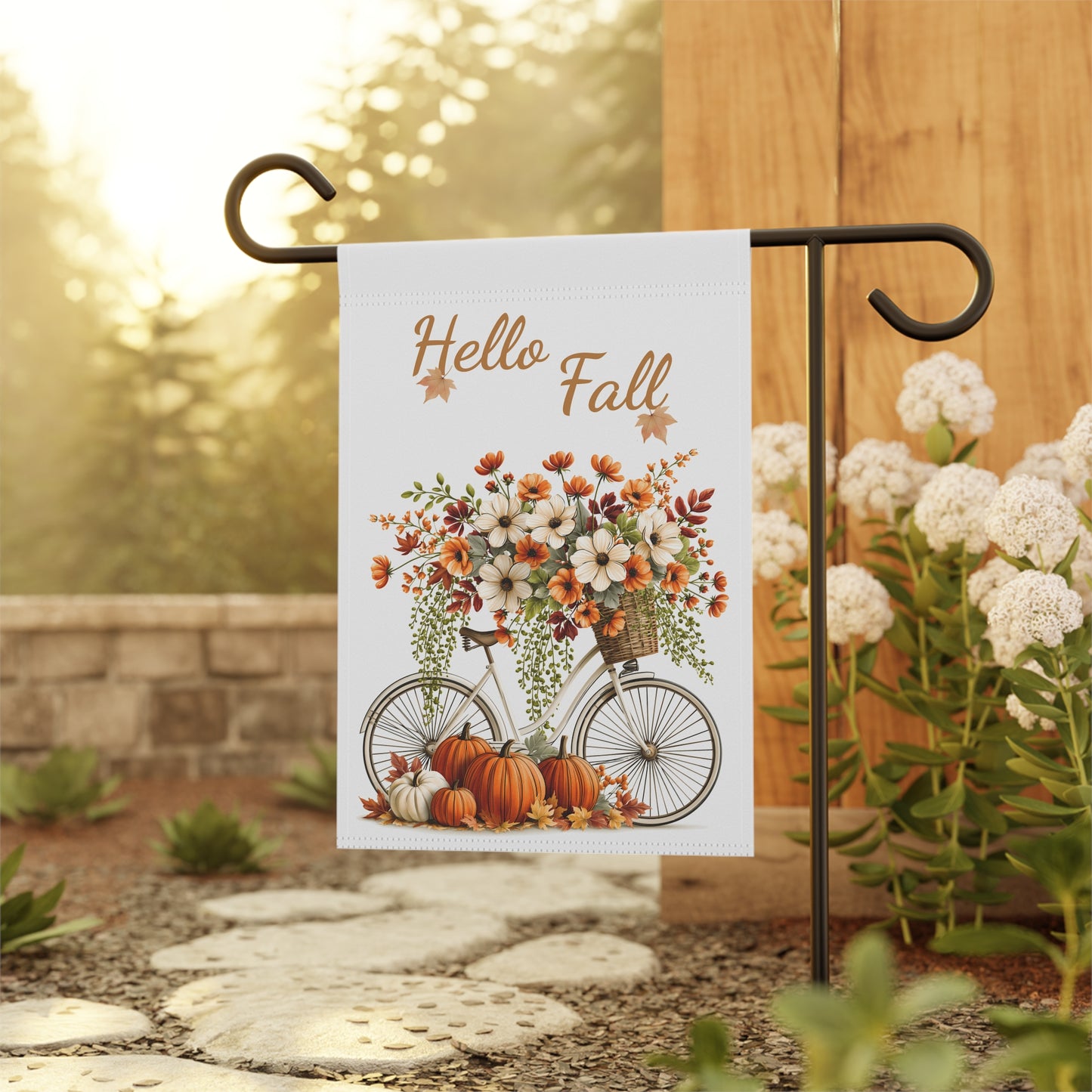 Autumn Floral Garden Flag