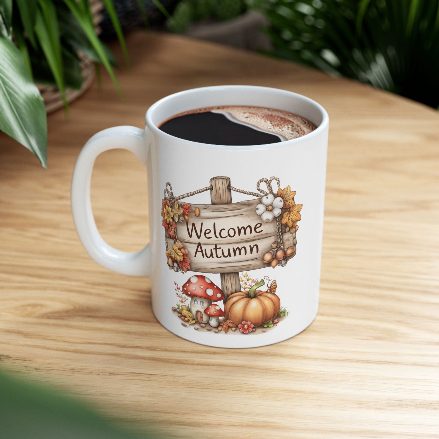 Welcome Autumn Coffee Mug
