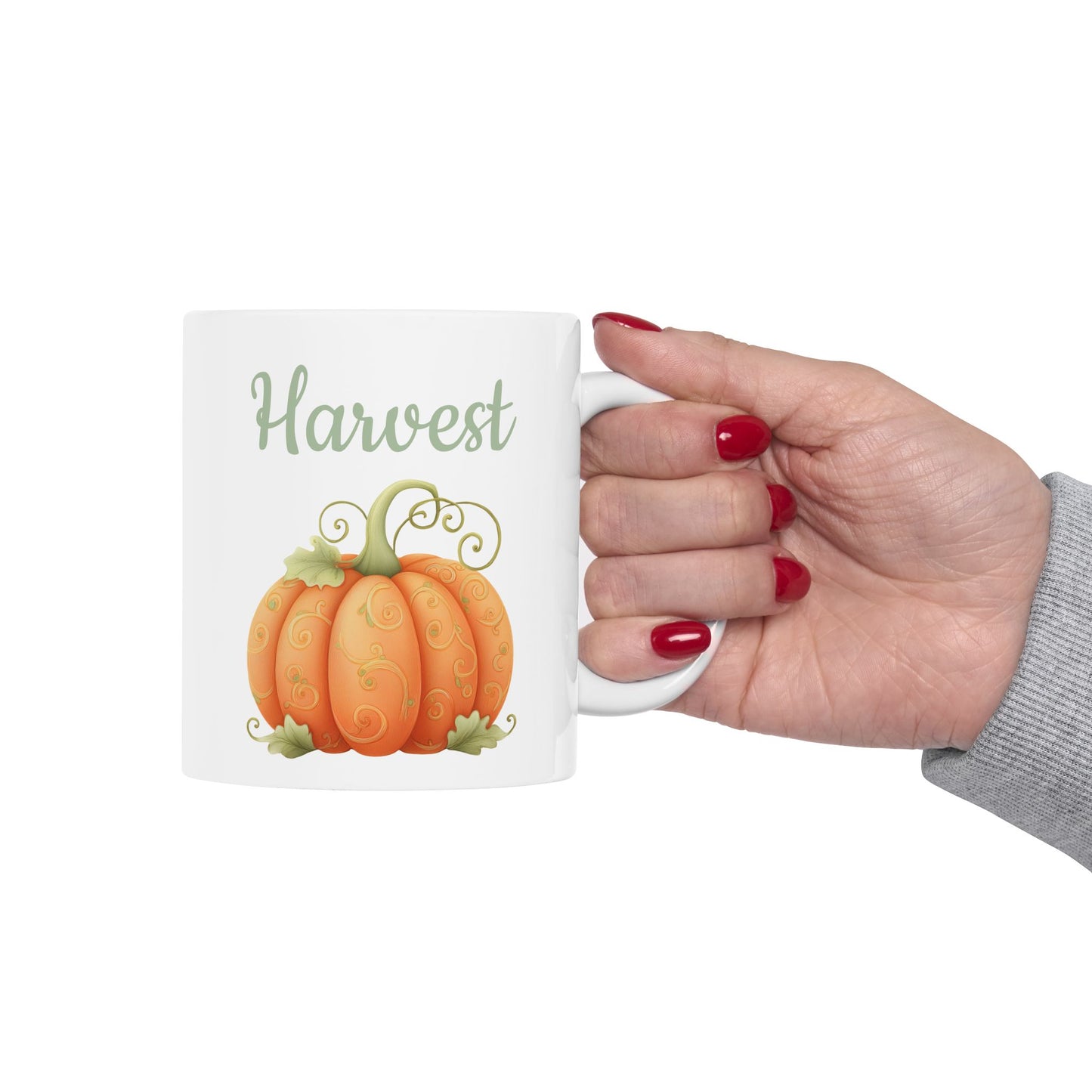 Harvest Pumpkin Ceramic Mug
