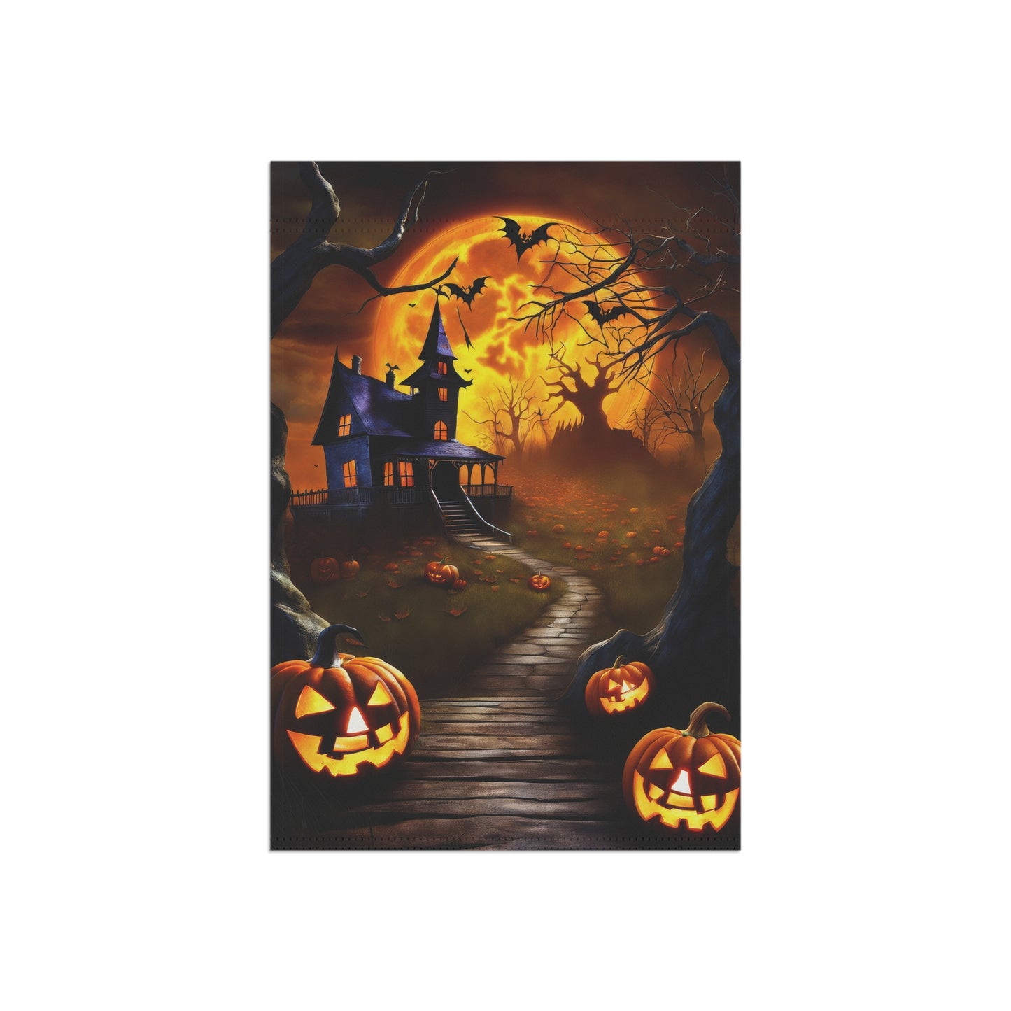 Spine-chilling Halloween Garden Flag/ House Banner