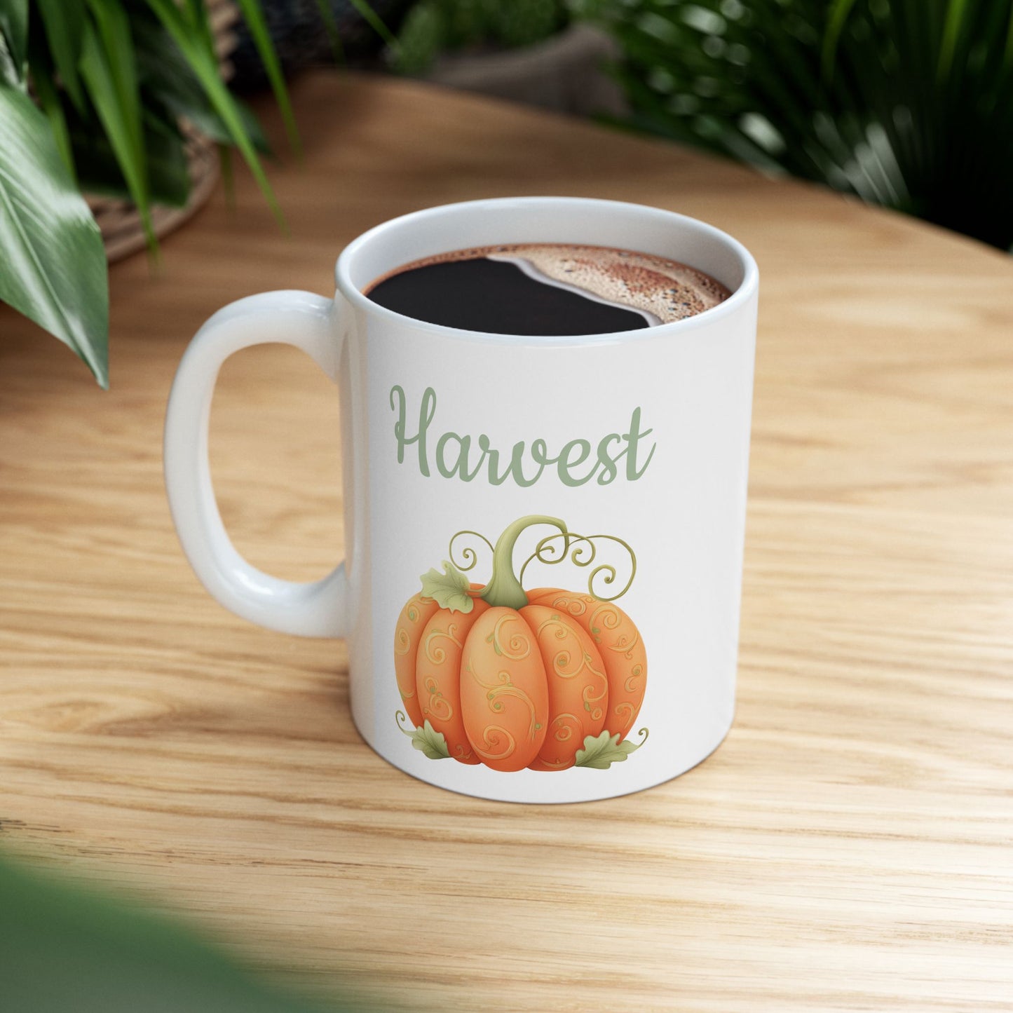 Harvest Pumpkin Ceramic Mug
