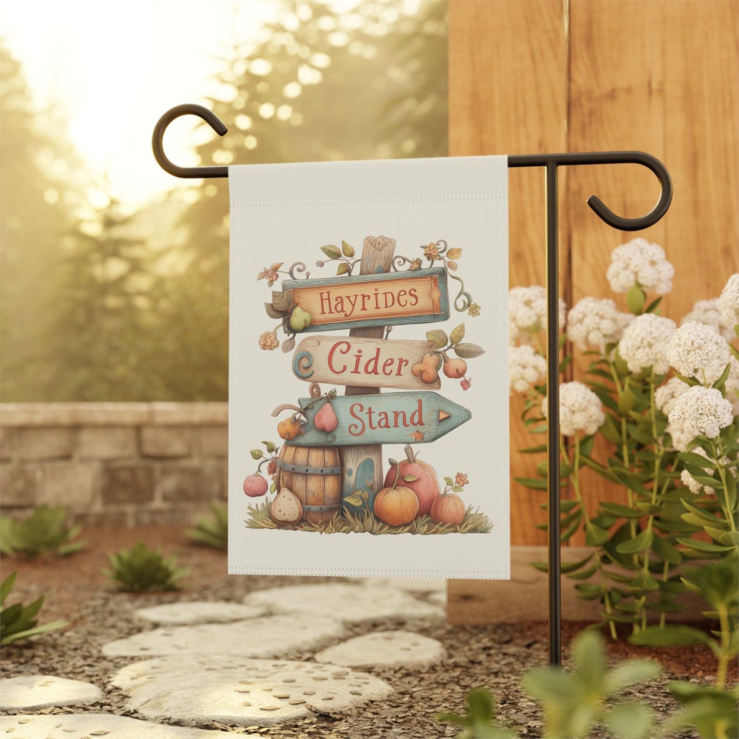 Rustic Autumn Farmhouse Yard Decor