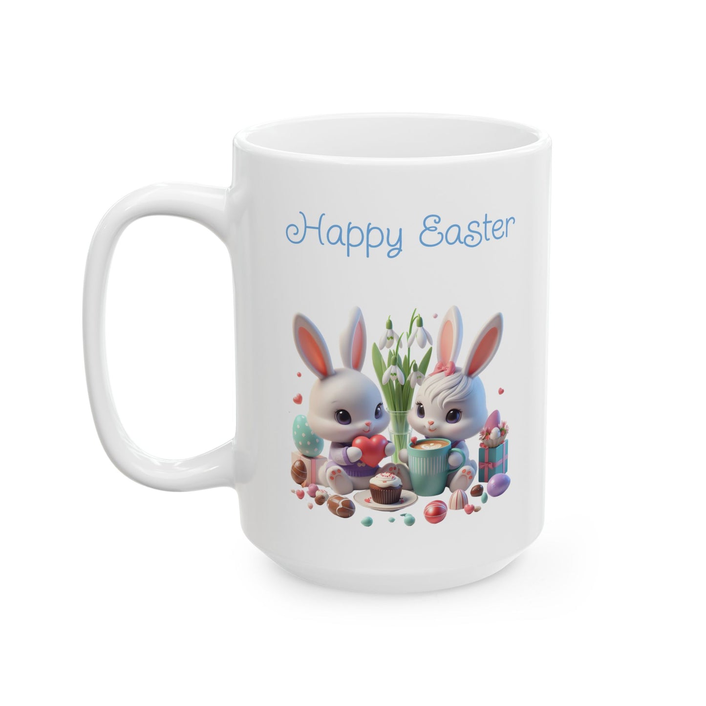 Adorable Easter Bunny Coffee Mug