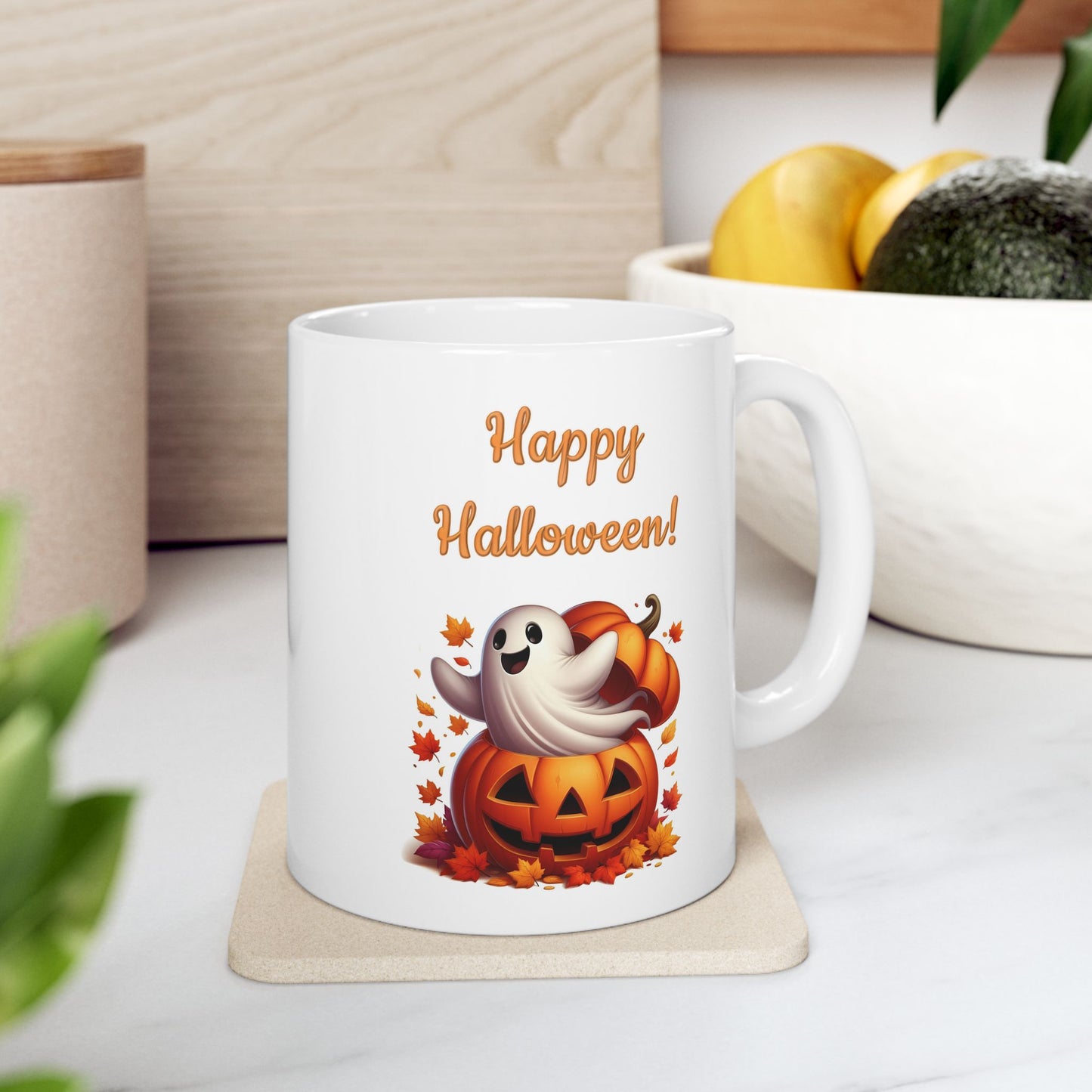 Happy Halloween! Cute Ghost Coffee Mug