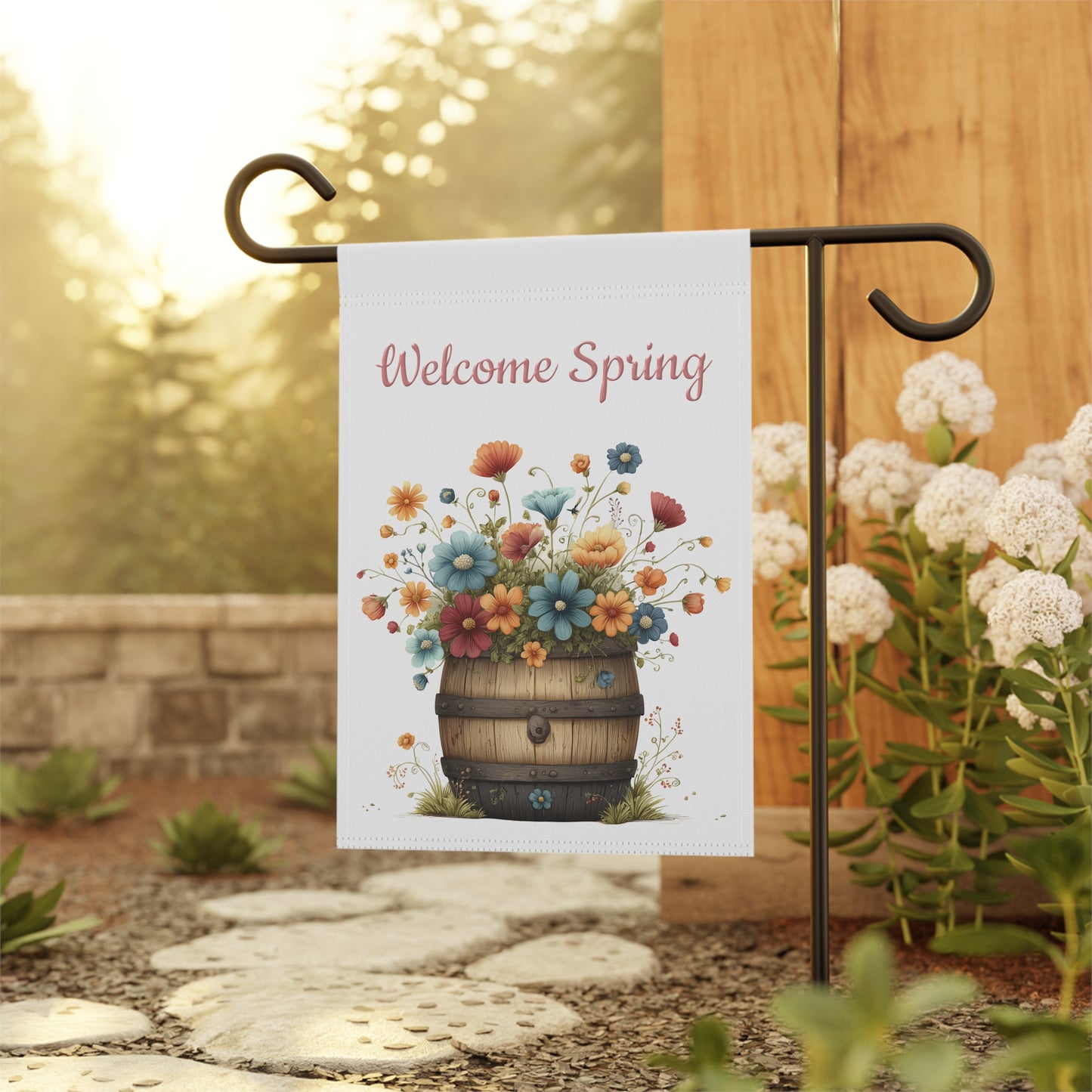 Spring Floral Garden Flag