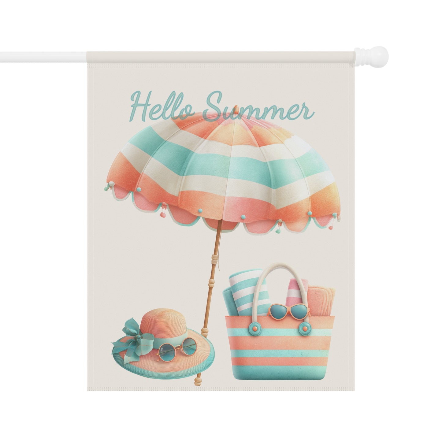 Seasonal Summer Garden Flag
