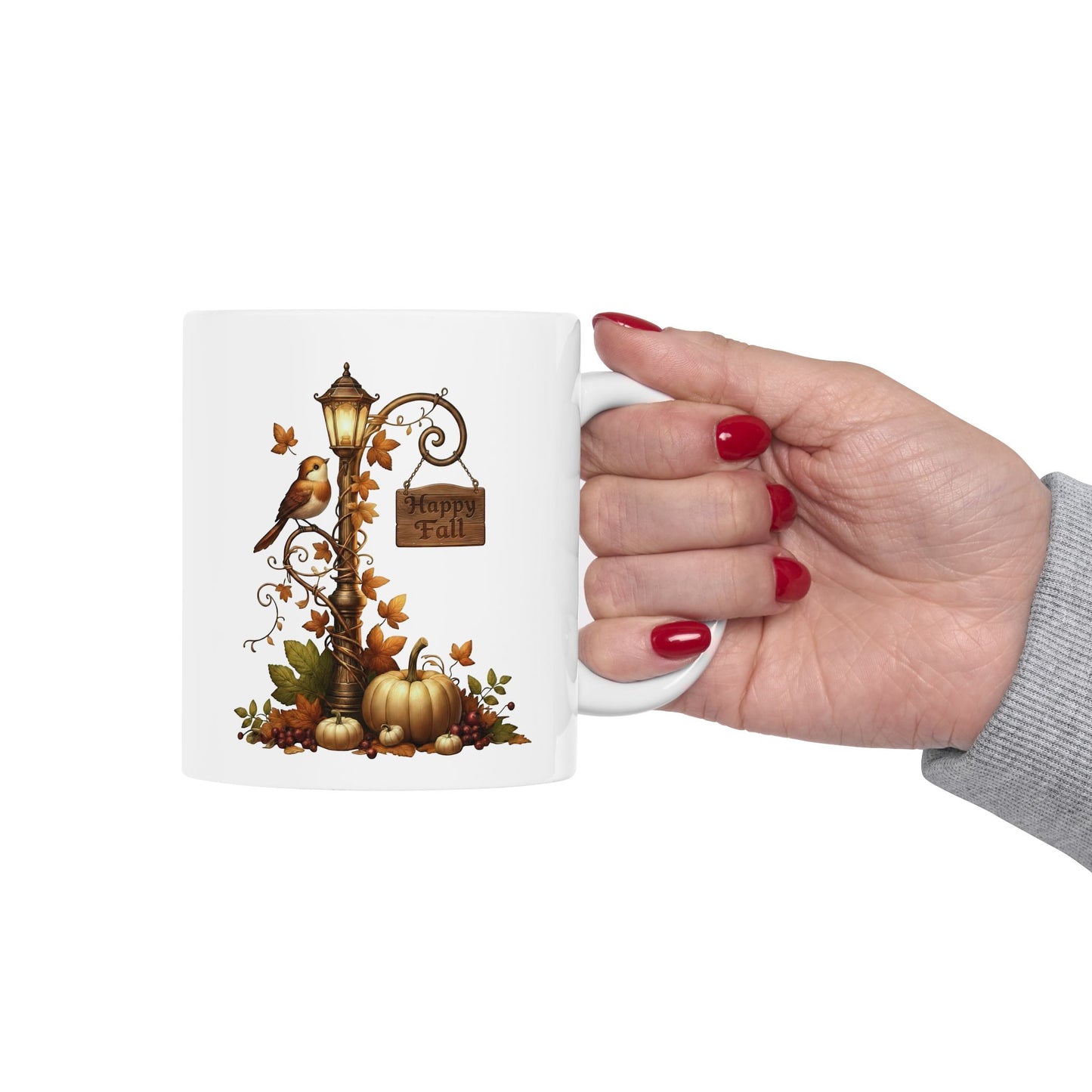 Happy Fall Little Bird Coffee Mug