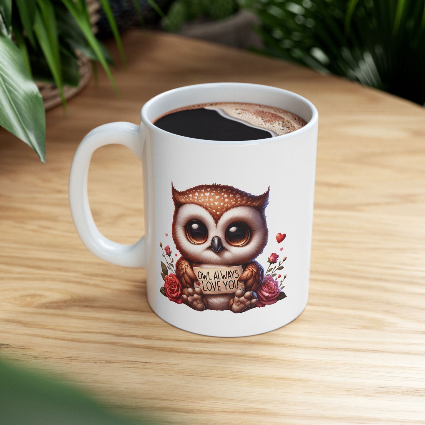 Adorable Owl "OWL ALWAYS LOVE YOU" Coffee Mug