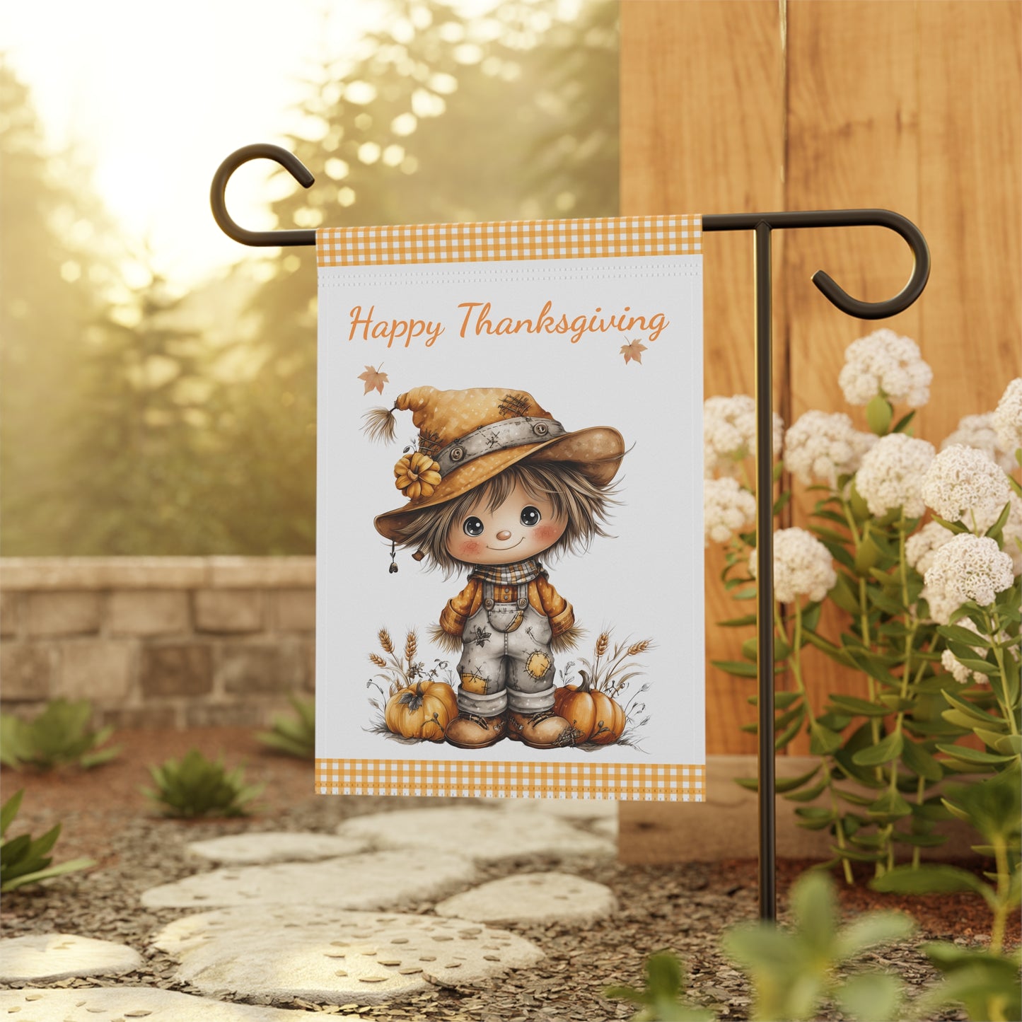 Scarecrow Garden Flag