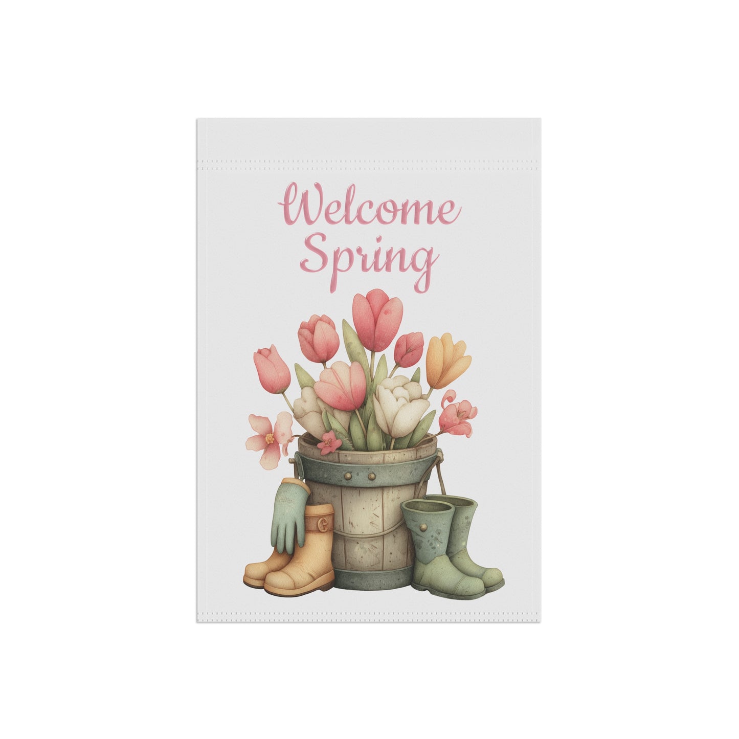 Beautiful Floral Garden Flag