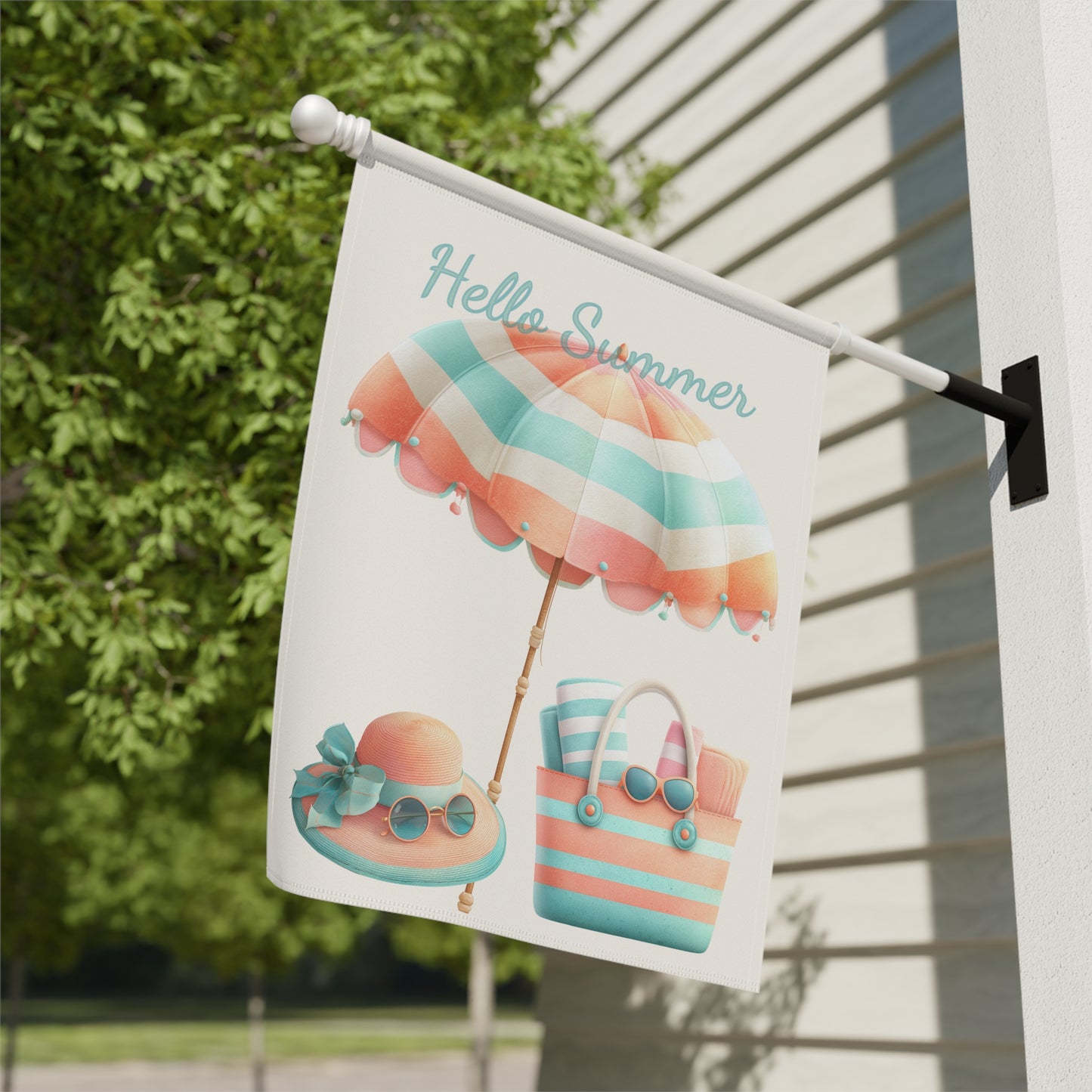 Seasonal Summer Garden Flag