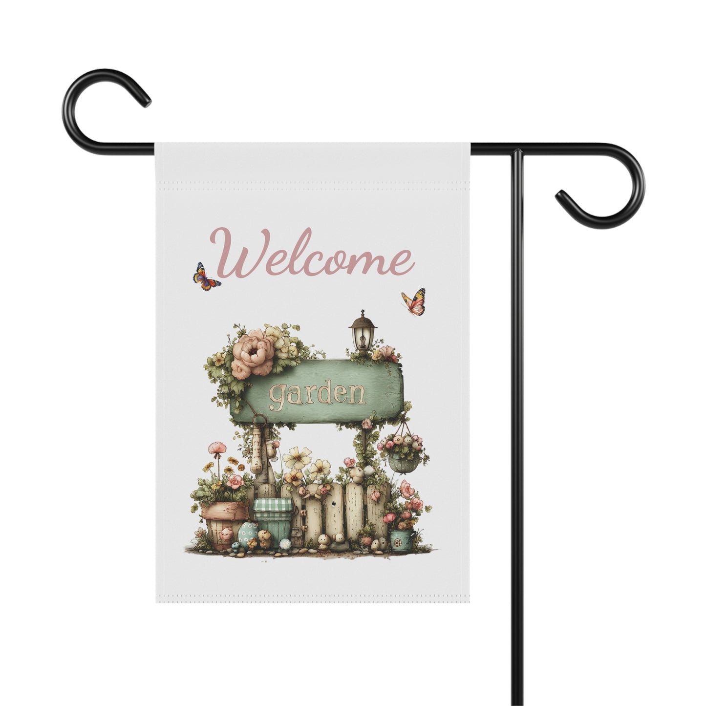 Cottage Garden Sign Flag