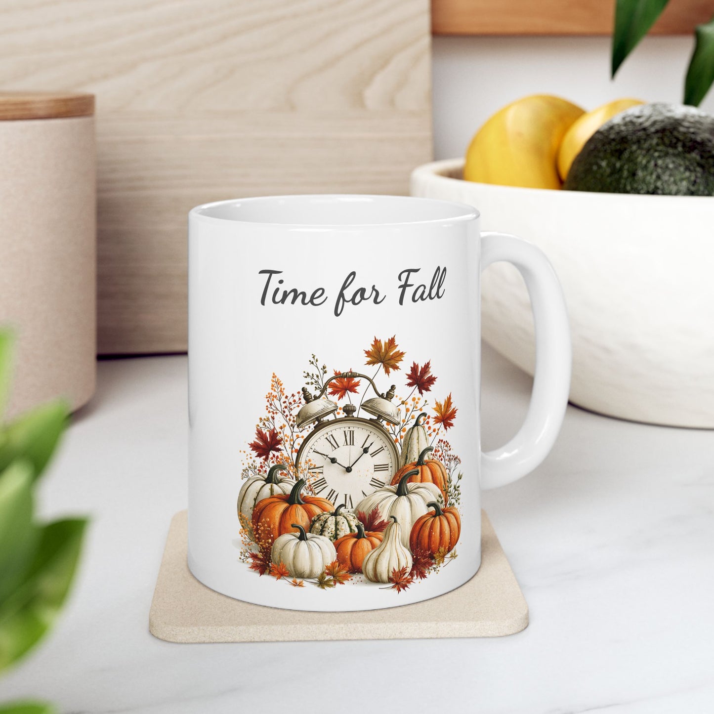 Time for Fall Ceramic Mug