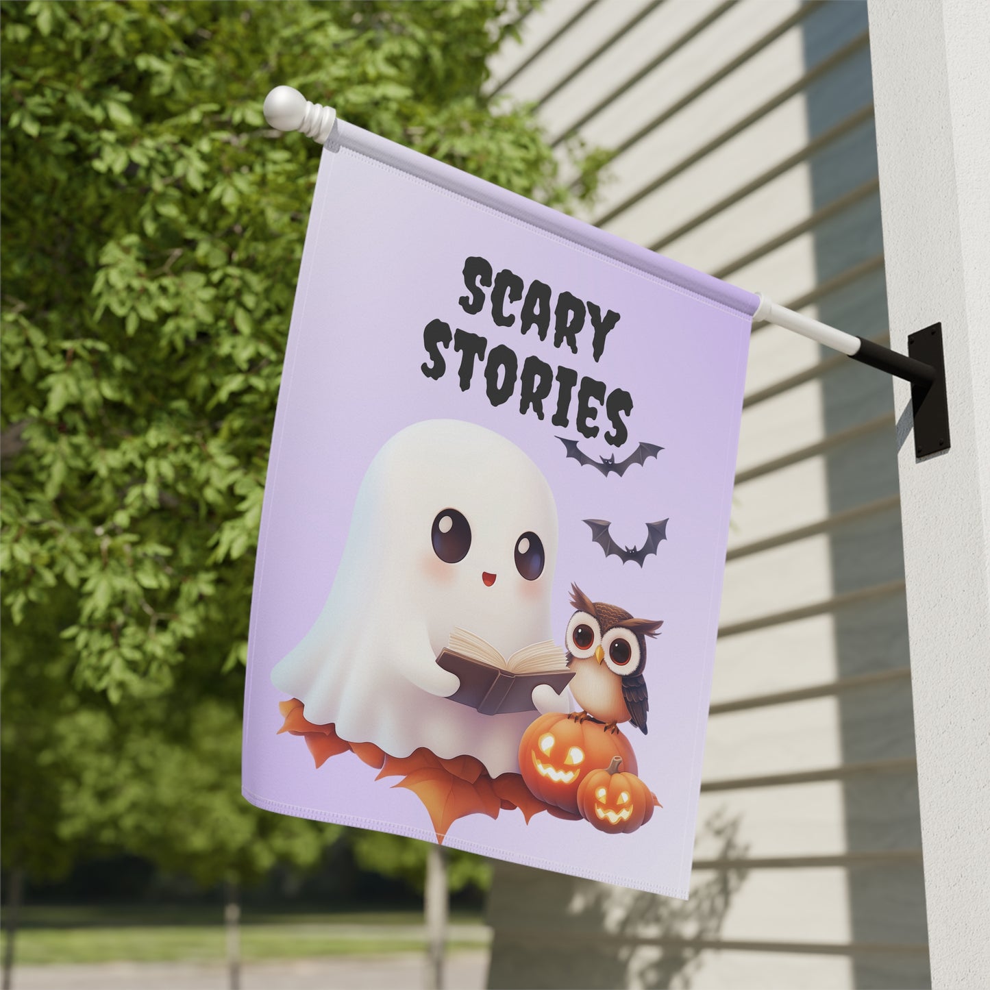 Scary Stories Garden Flag