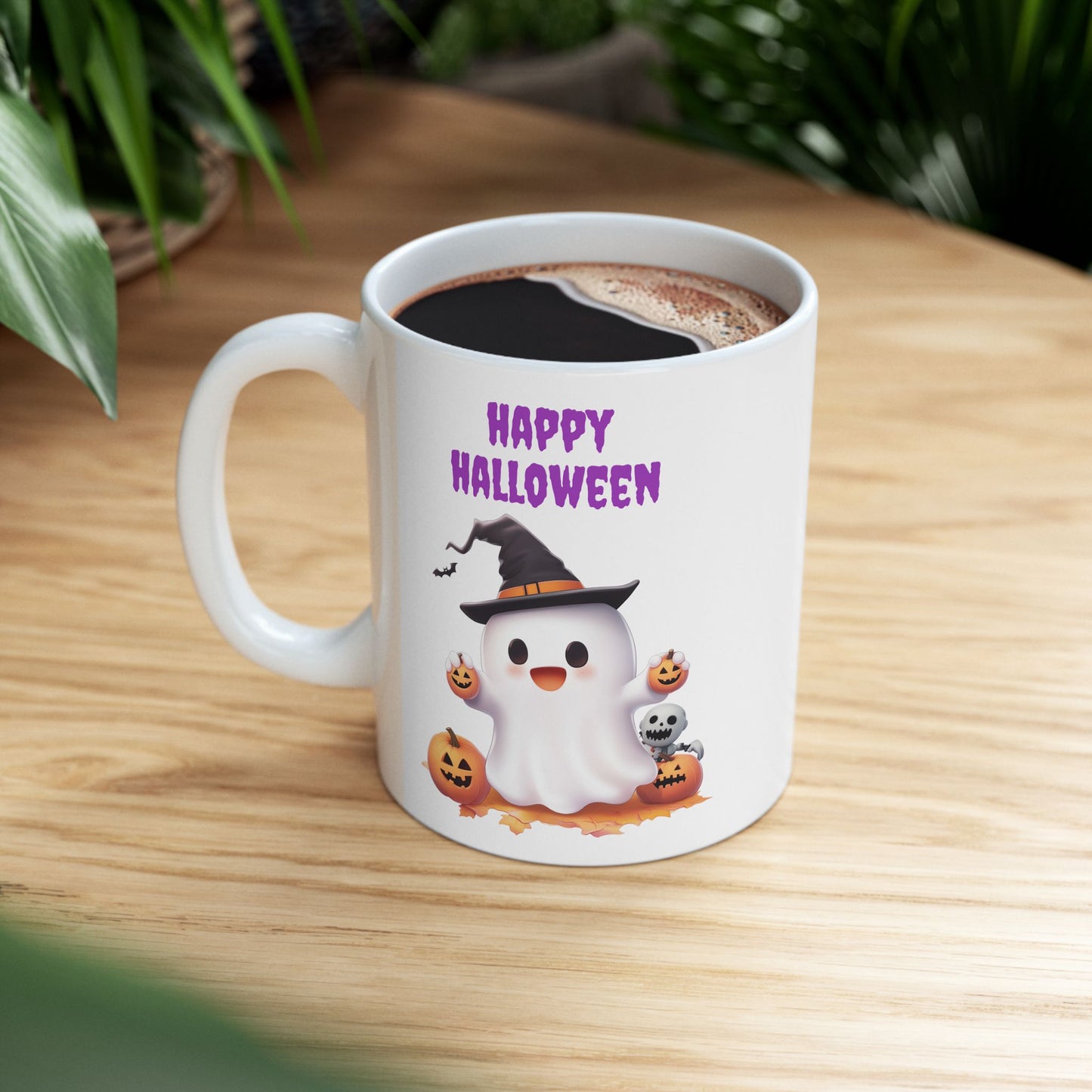 Cute Whimsical Ghost Coffee Mug