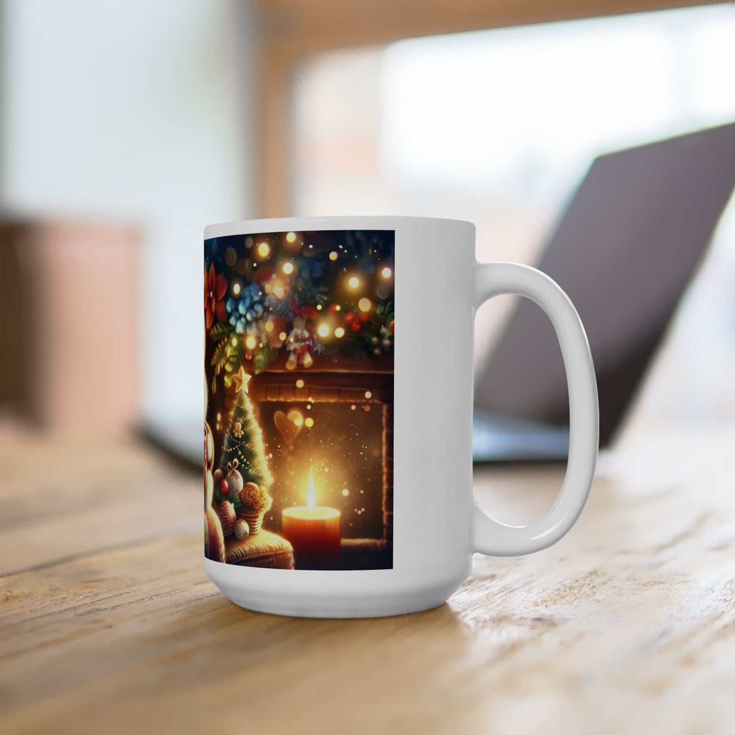 Cute Christmas Bunny Coffee Mug