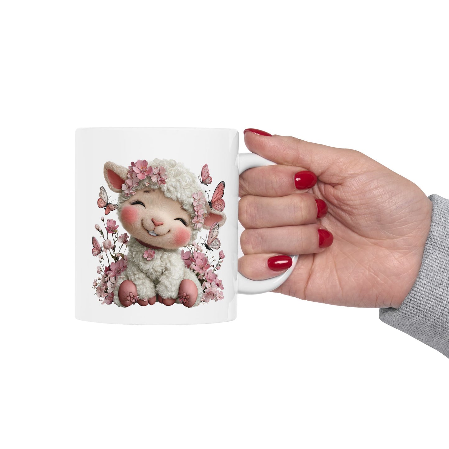 Happy Lamb Coffee Mug