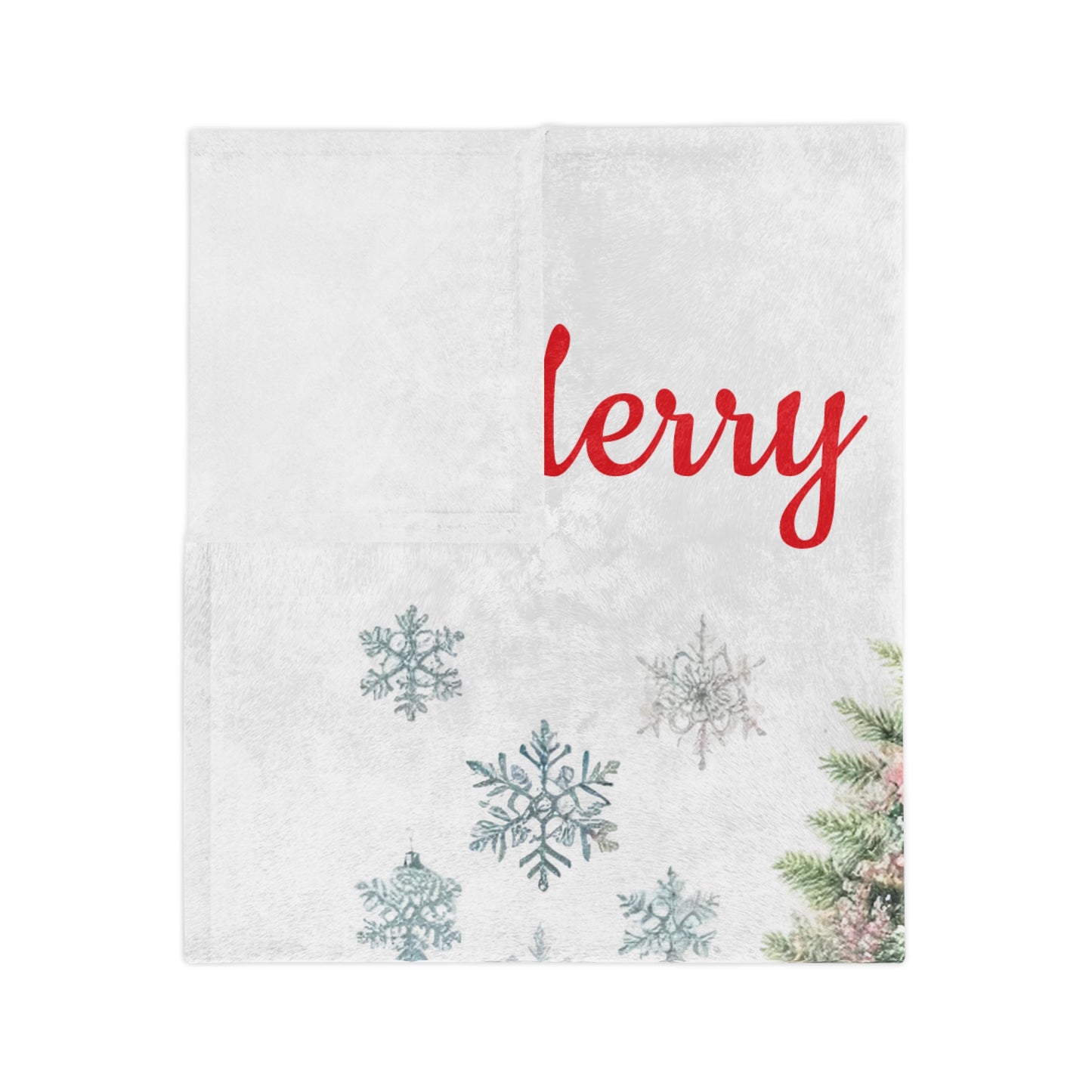 Elegant Holiday Decor Throw