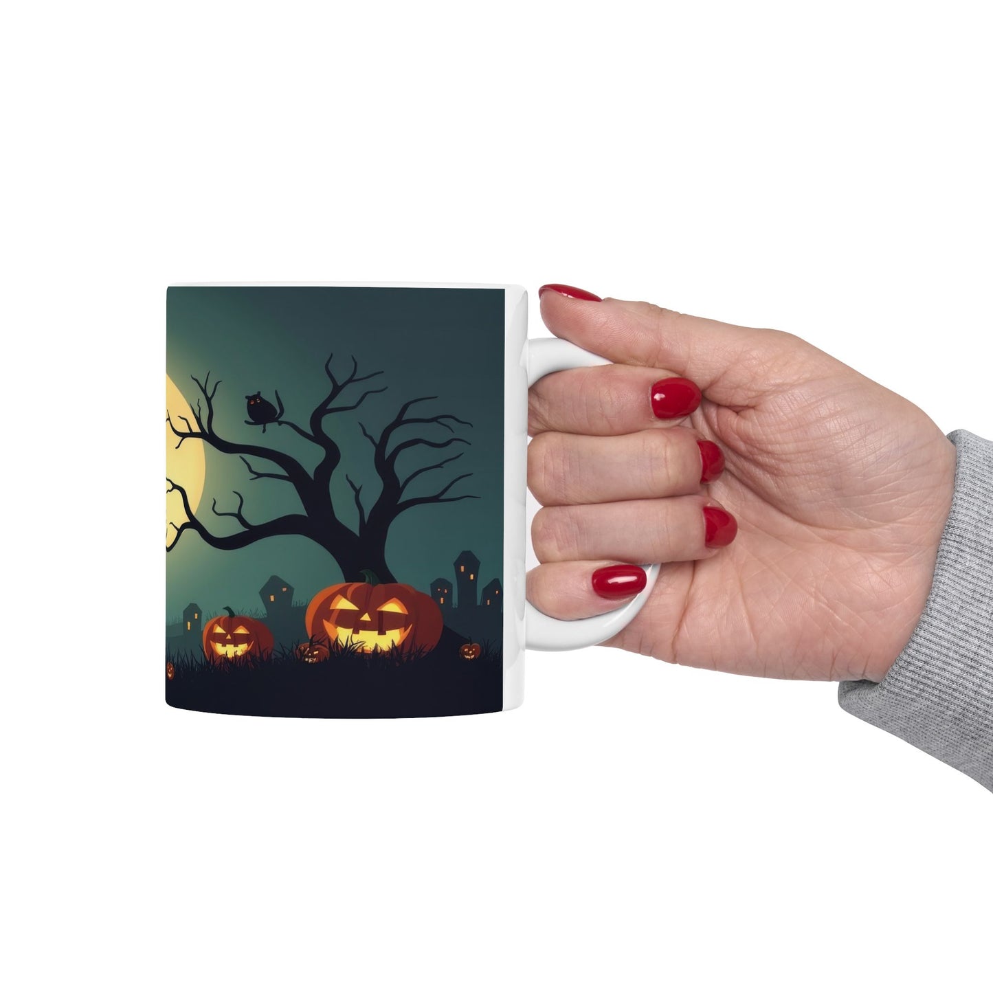 Gothic Twilight Scene Coffee Cup