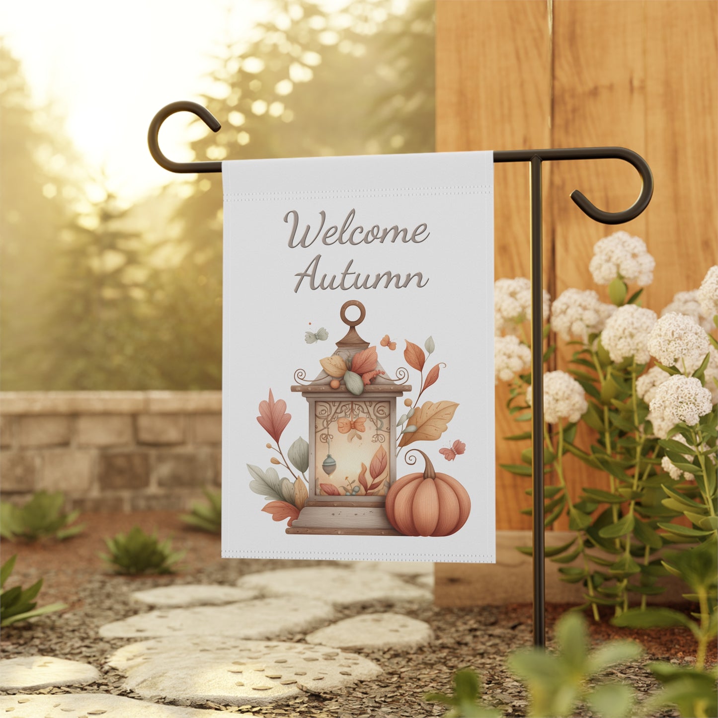 Whimsical Lantern Garden Flag