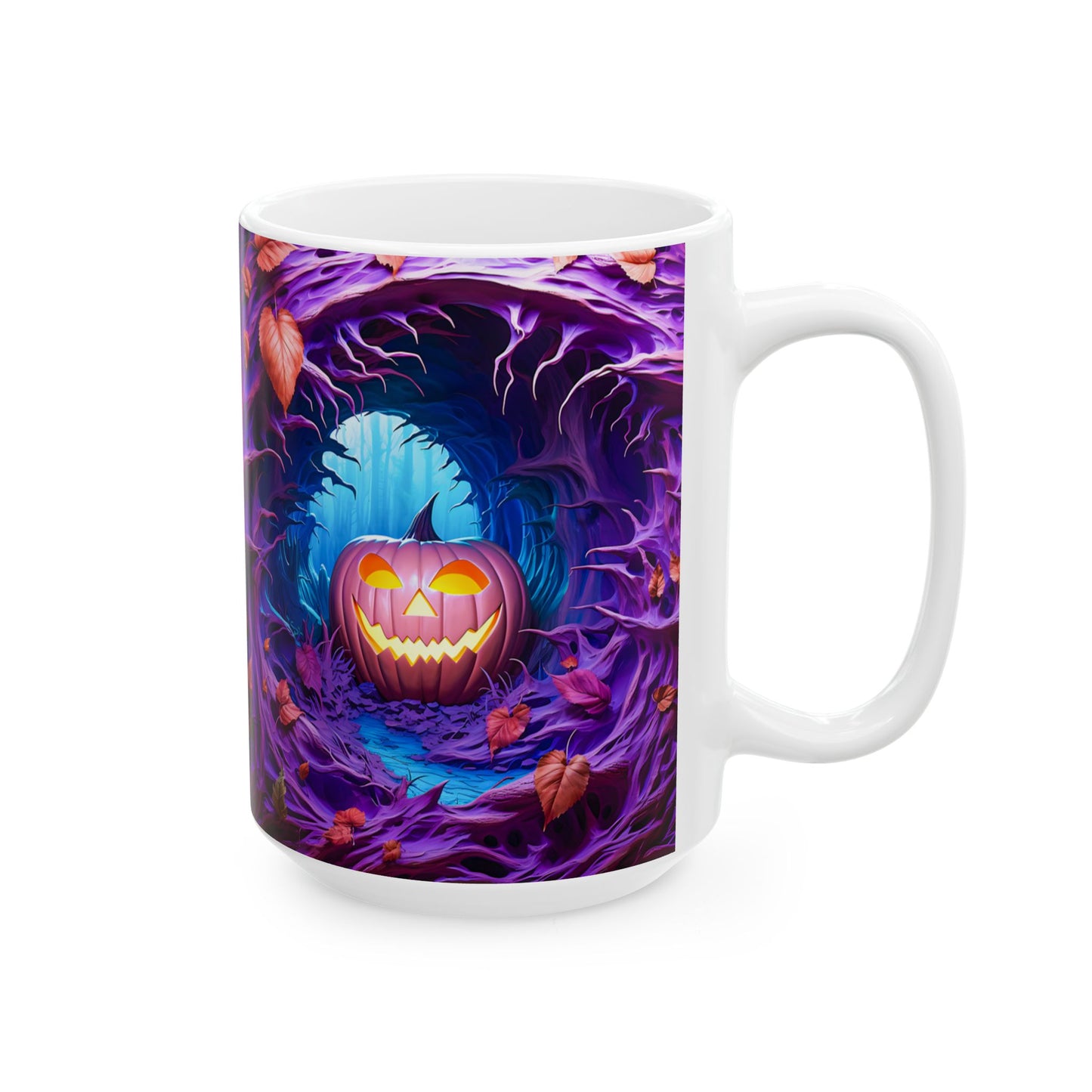 Mystical 3D Jack-O'-Lantern Coffee Mug