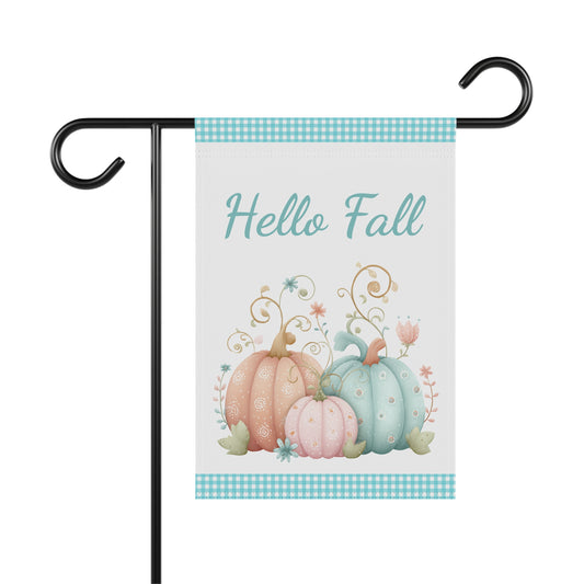Pastel Pumpkins Garden Flag
