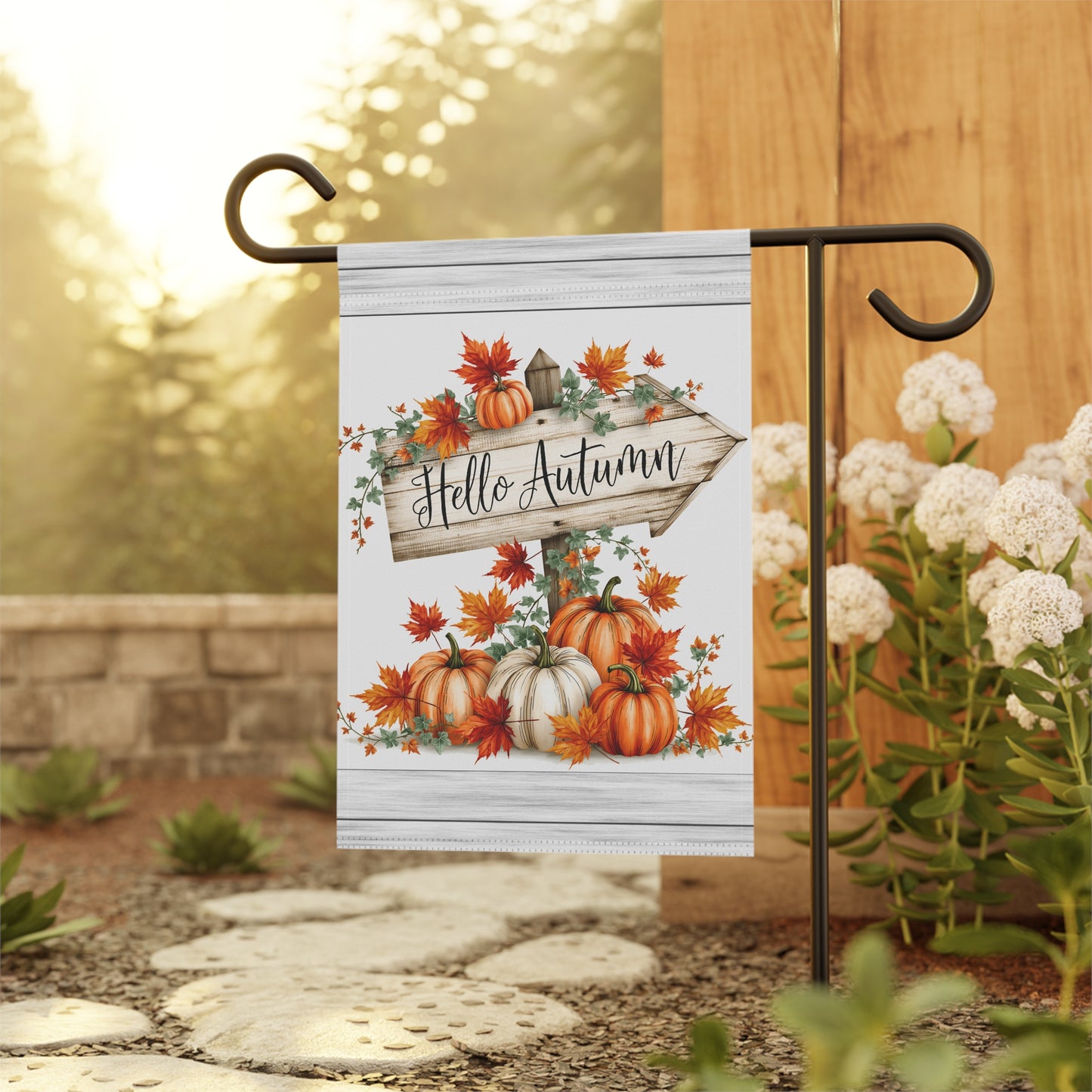 Rustic Arrow Autumn Garden Flag