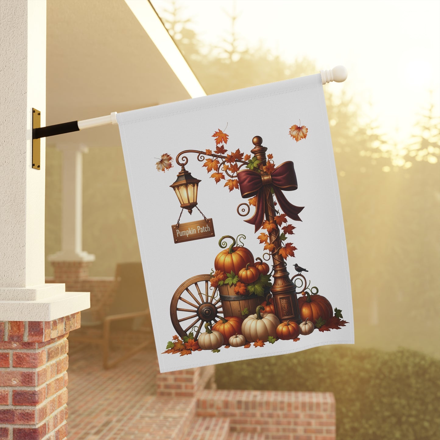 Pumpkin Patch Fall Garden Flag