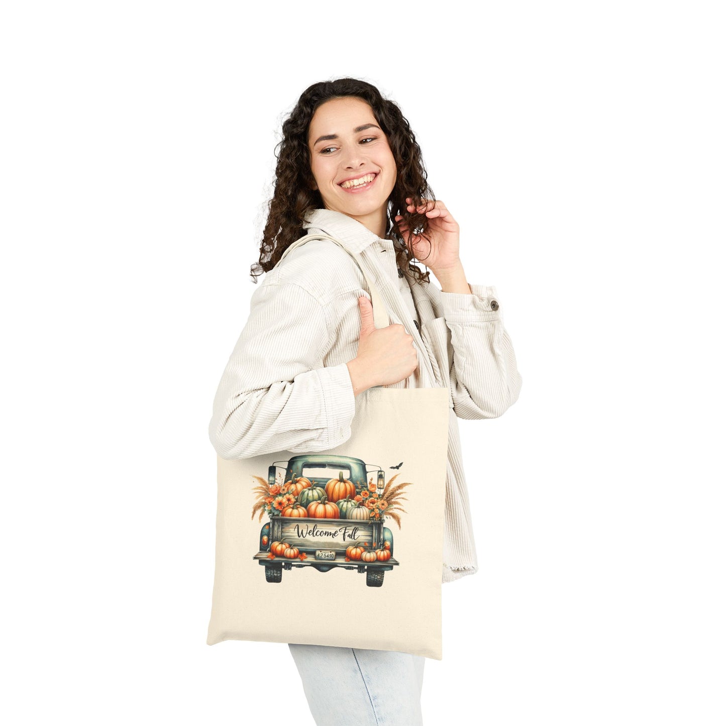 Welcome Fall Canvas Tote Bag