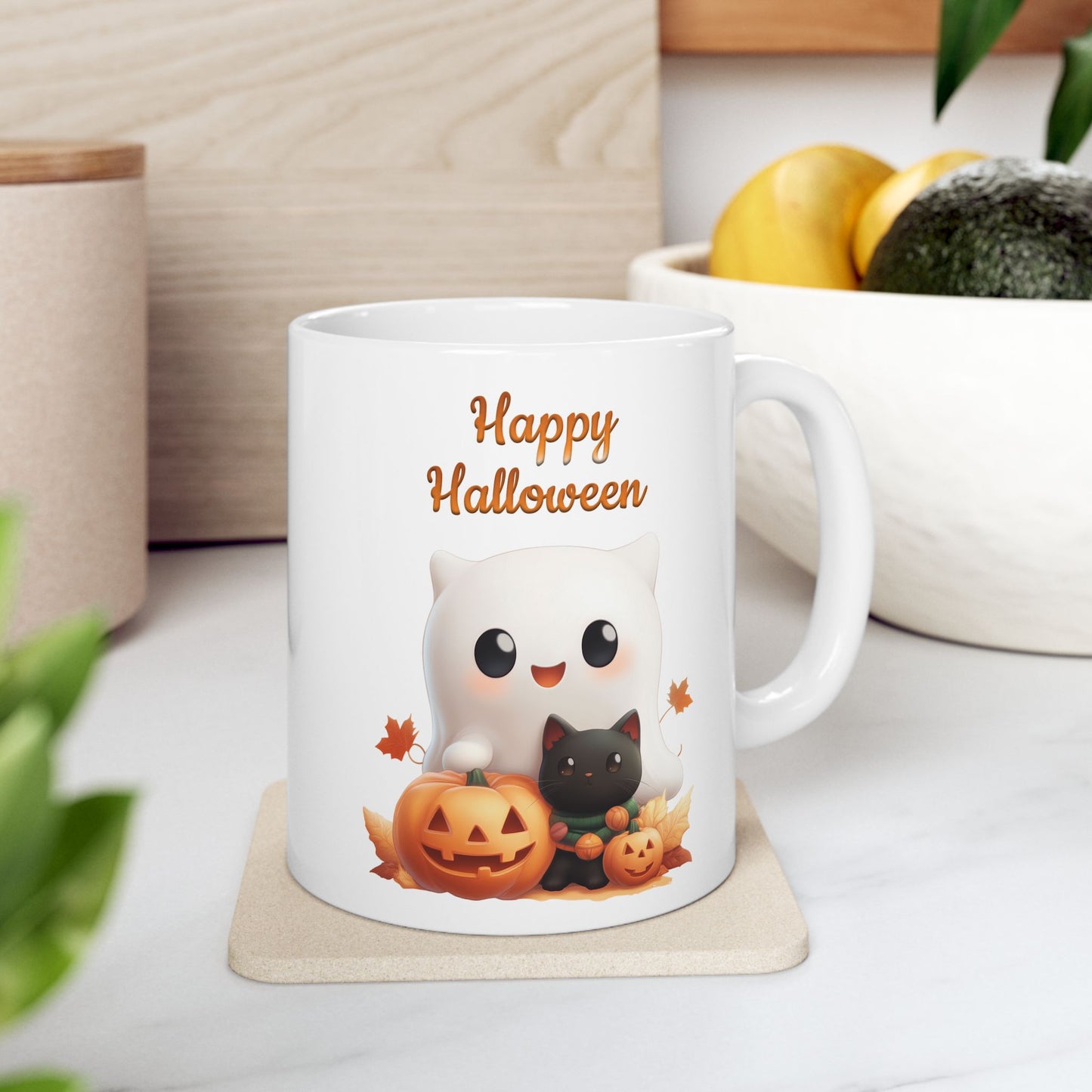 Halloween Ghost Ceramic Mug
