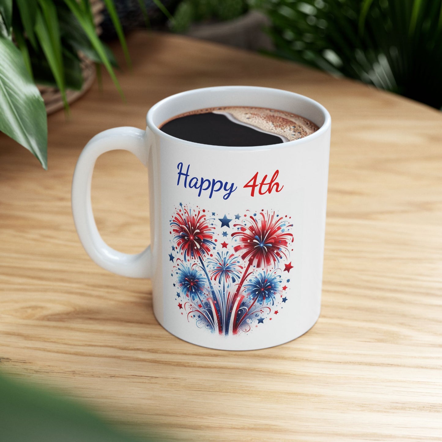 Happy 4th Patriotic Coffee Mug