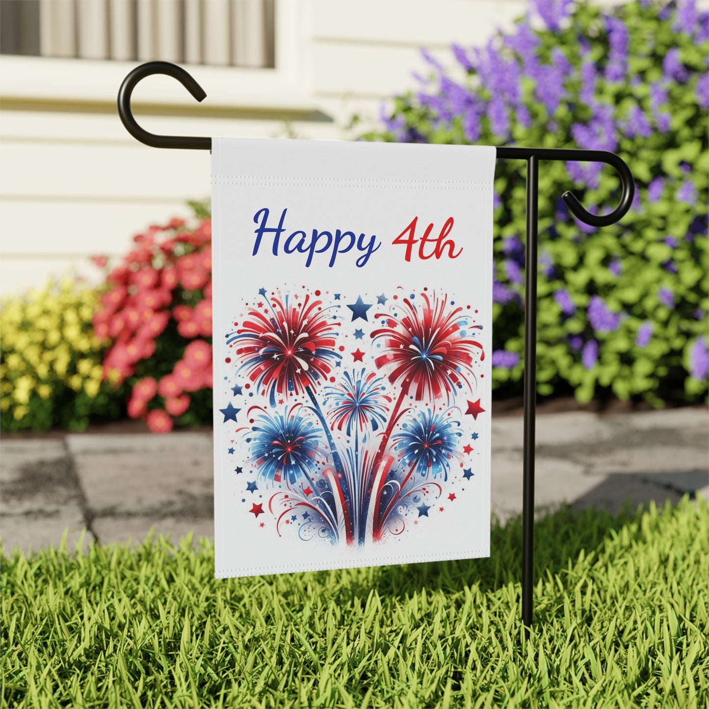 Independence Day Garden Flag