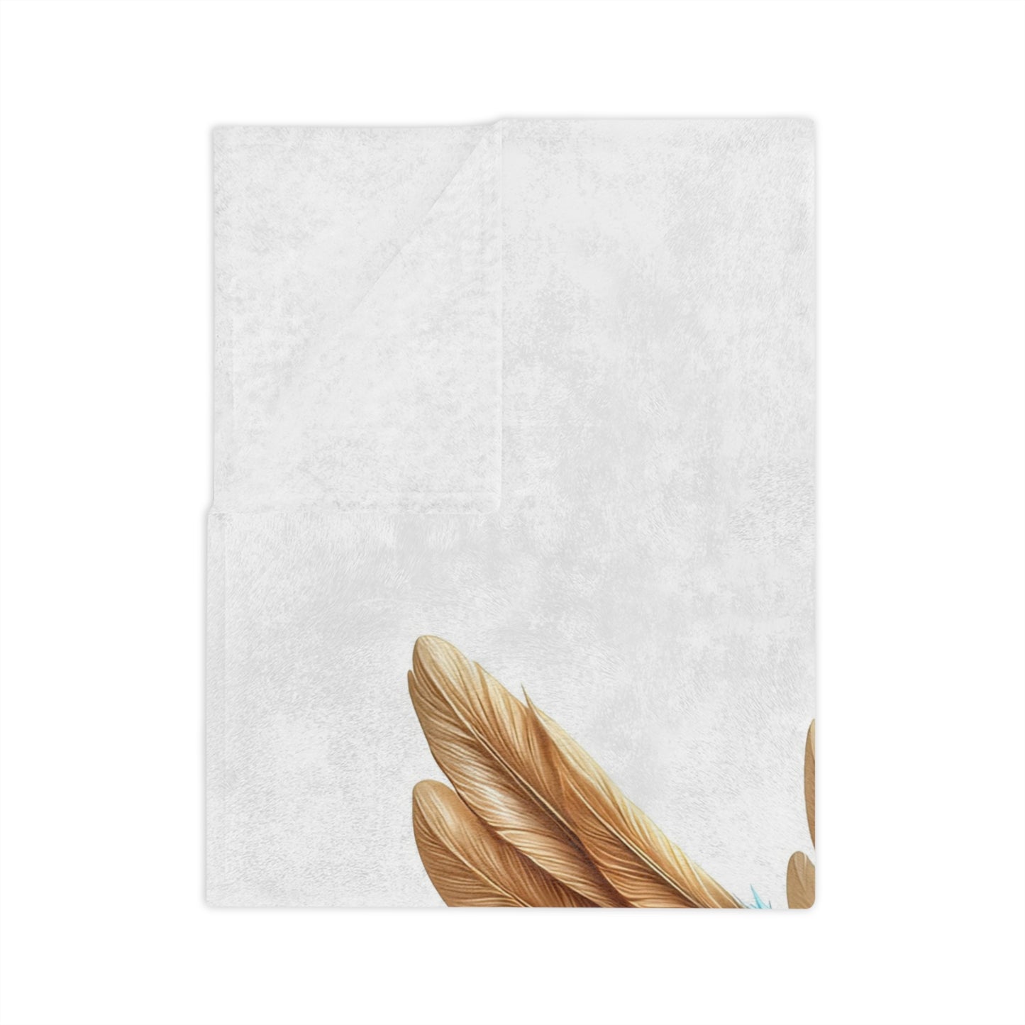 Patriotic Hummingbird Velveteen Plush Blanket