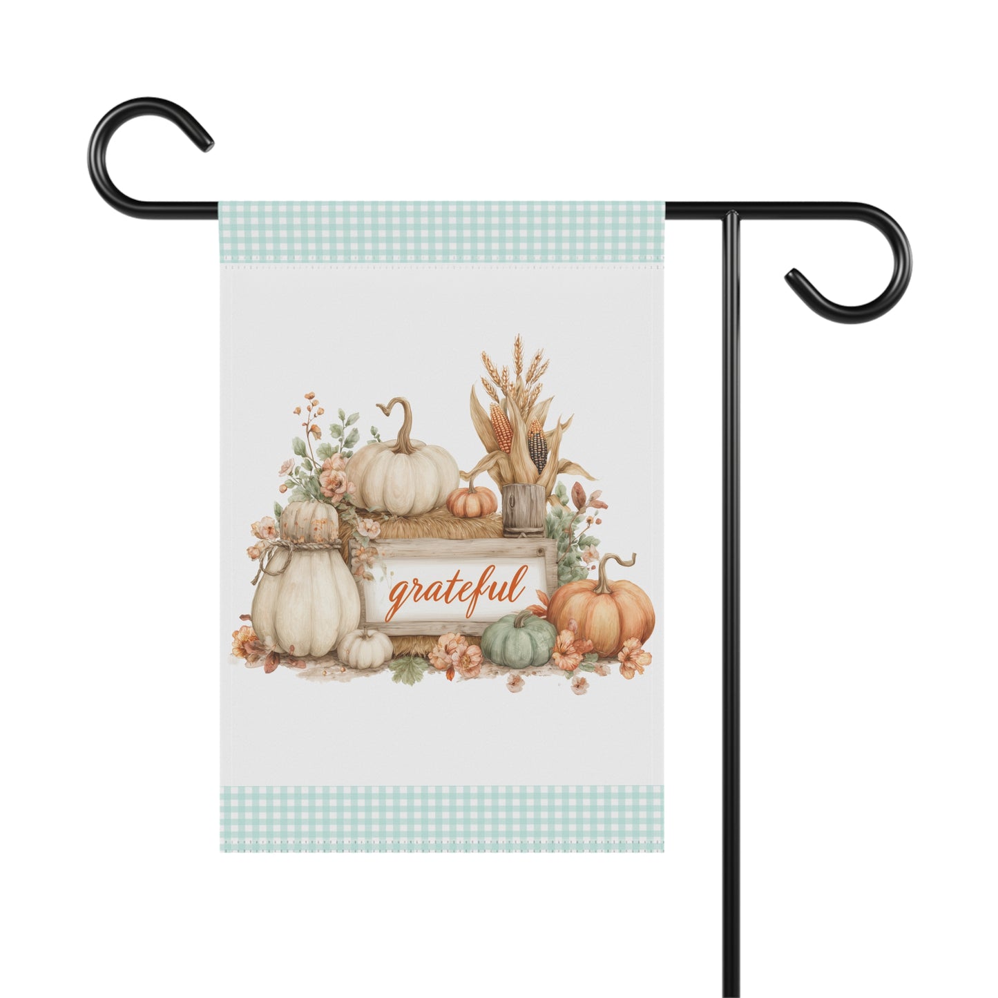 Grateful Autumn Garden Flag