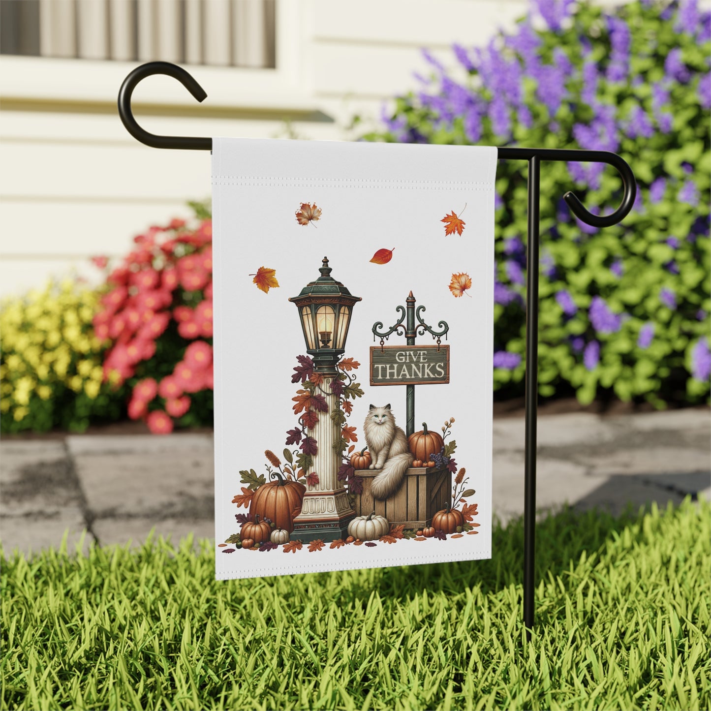 Give Thanks Garden Flag