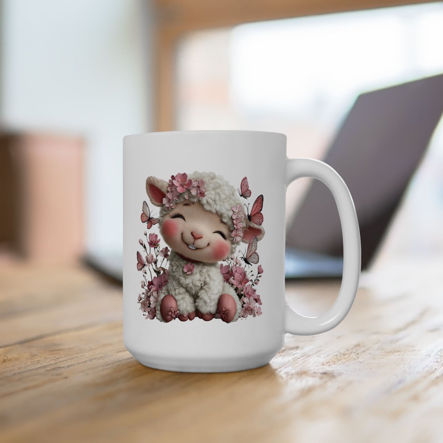 Happy Lamb Coffee Mug