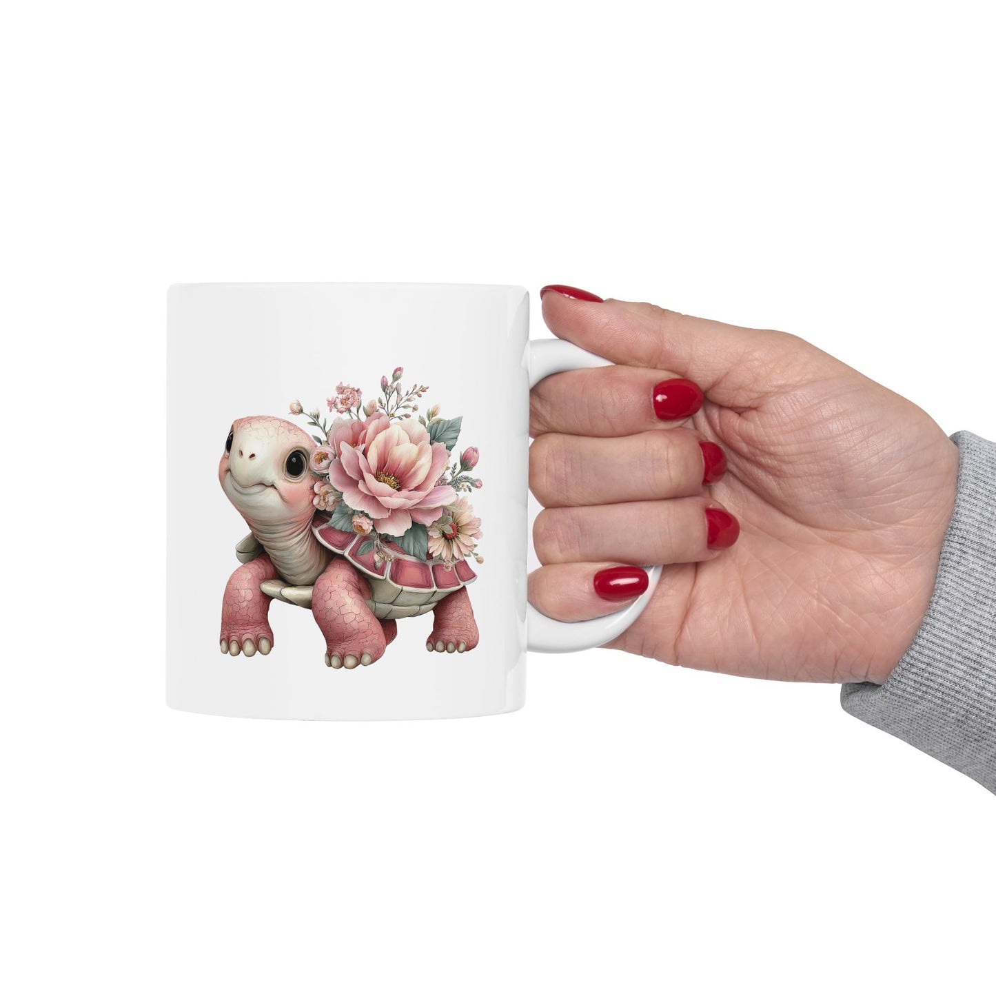 Cute Pink Turtle Coffee Mug