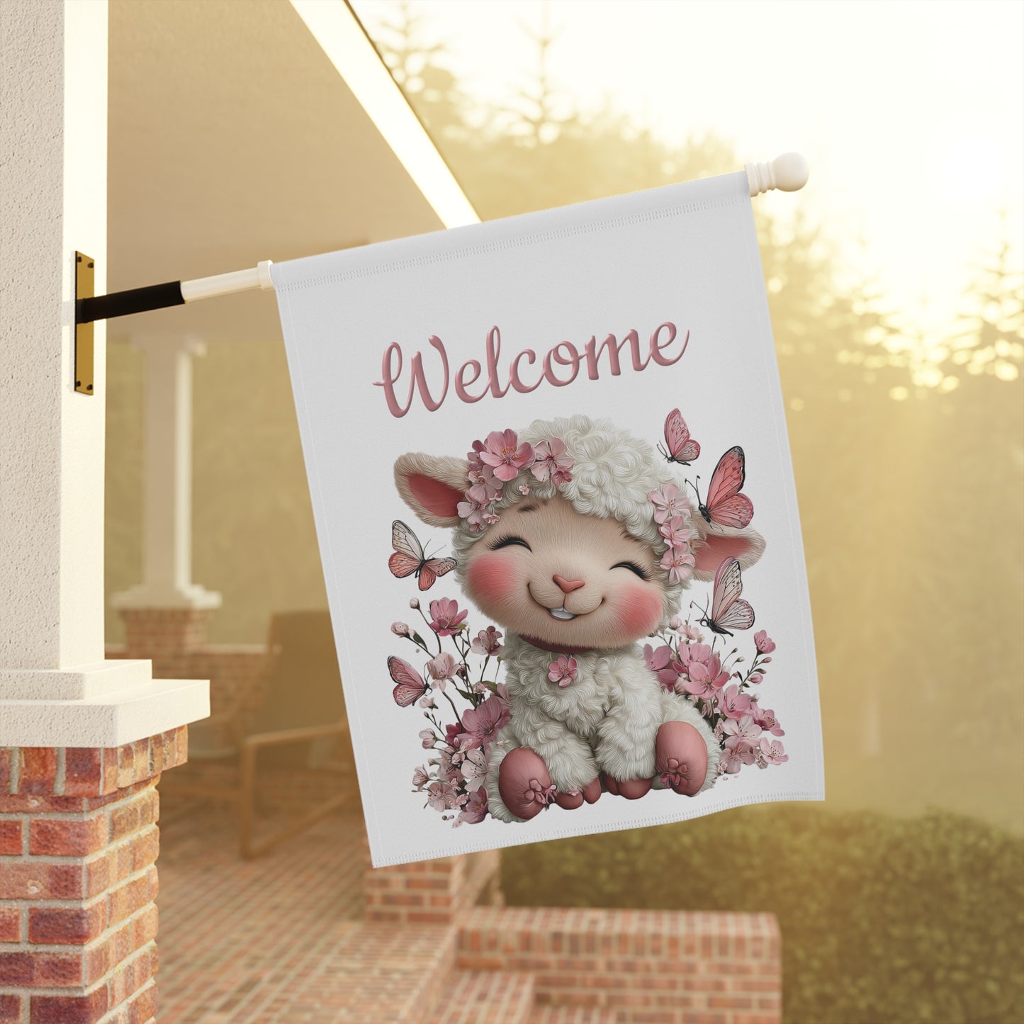 Meadow Friends Lamb Flag