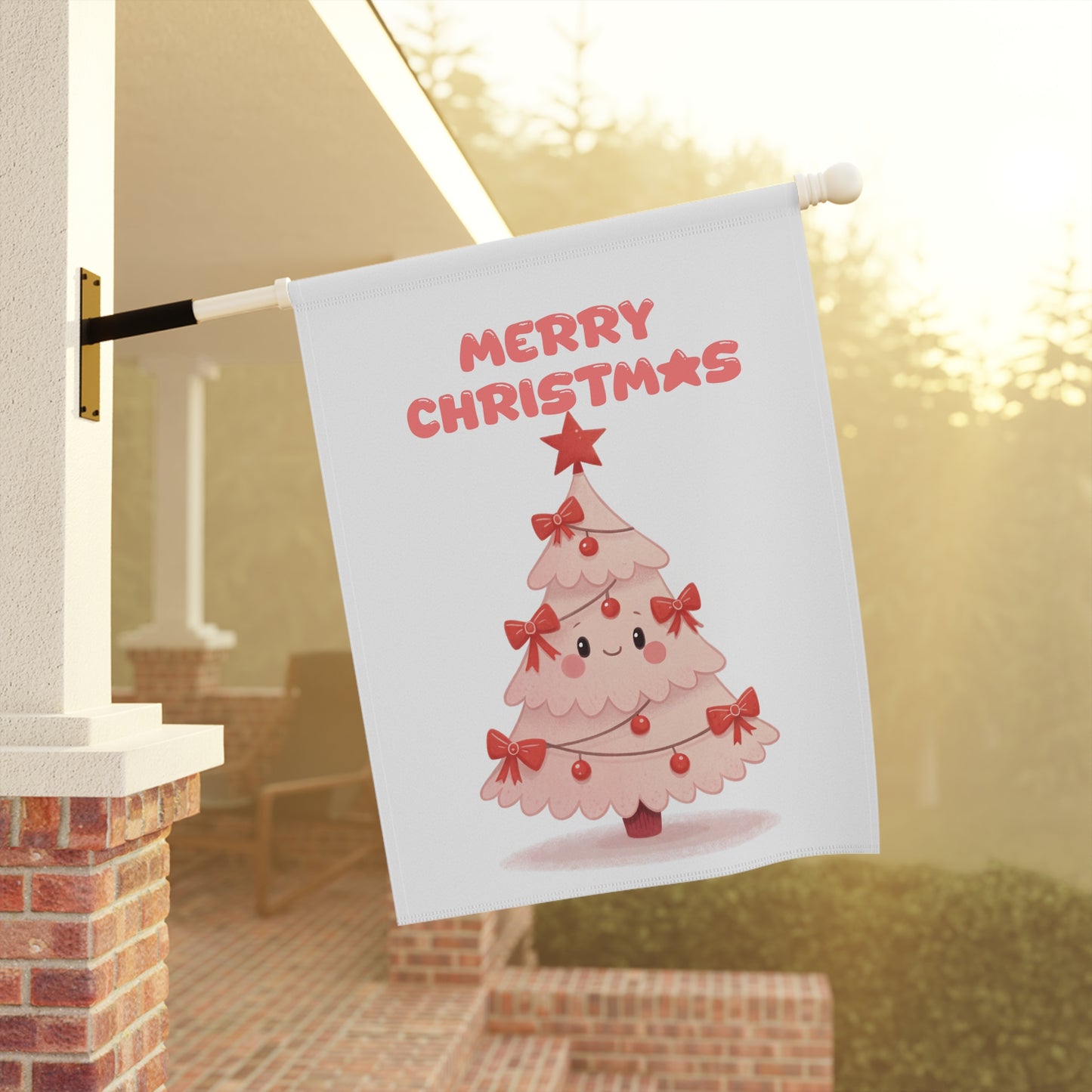 Adorable Christmas Tree Garden Flag