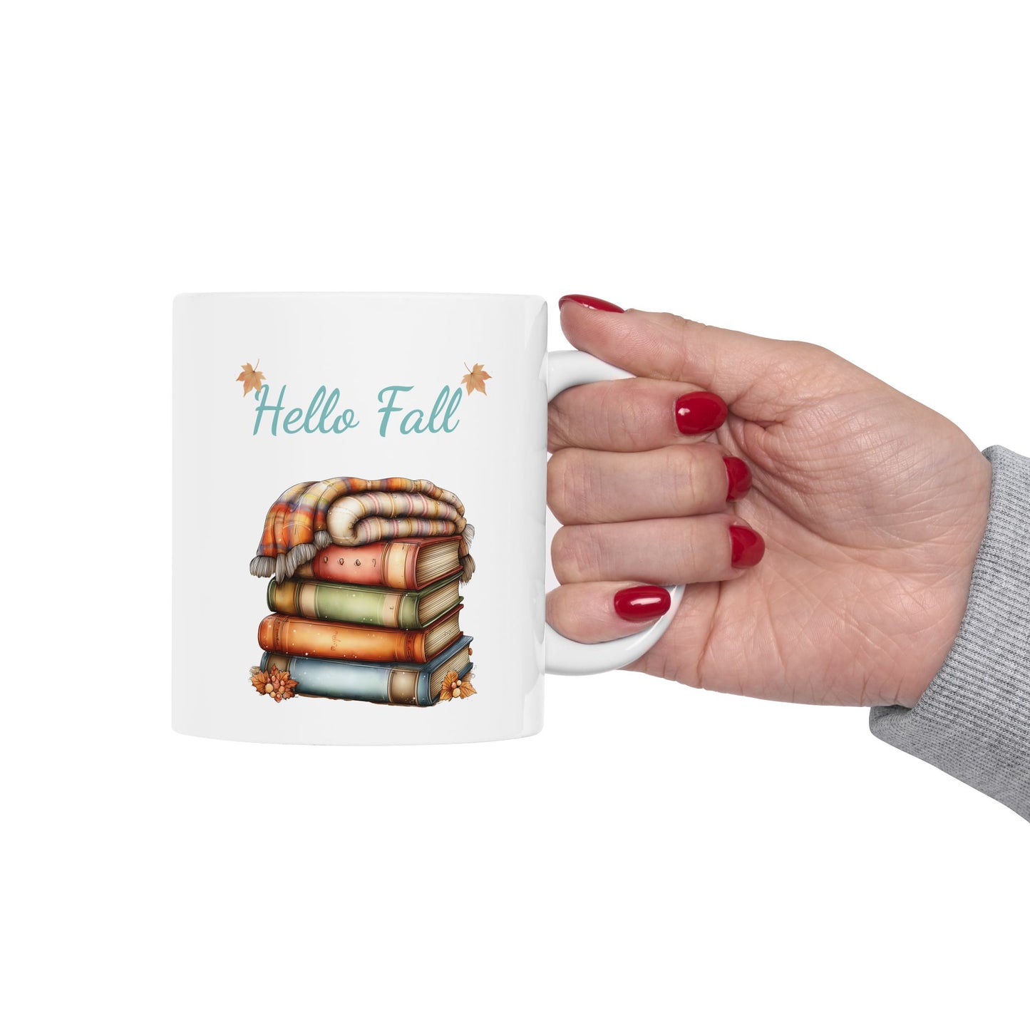 Hello Fall Cozy Ceramic Coffee Mug