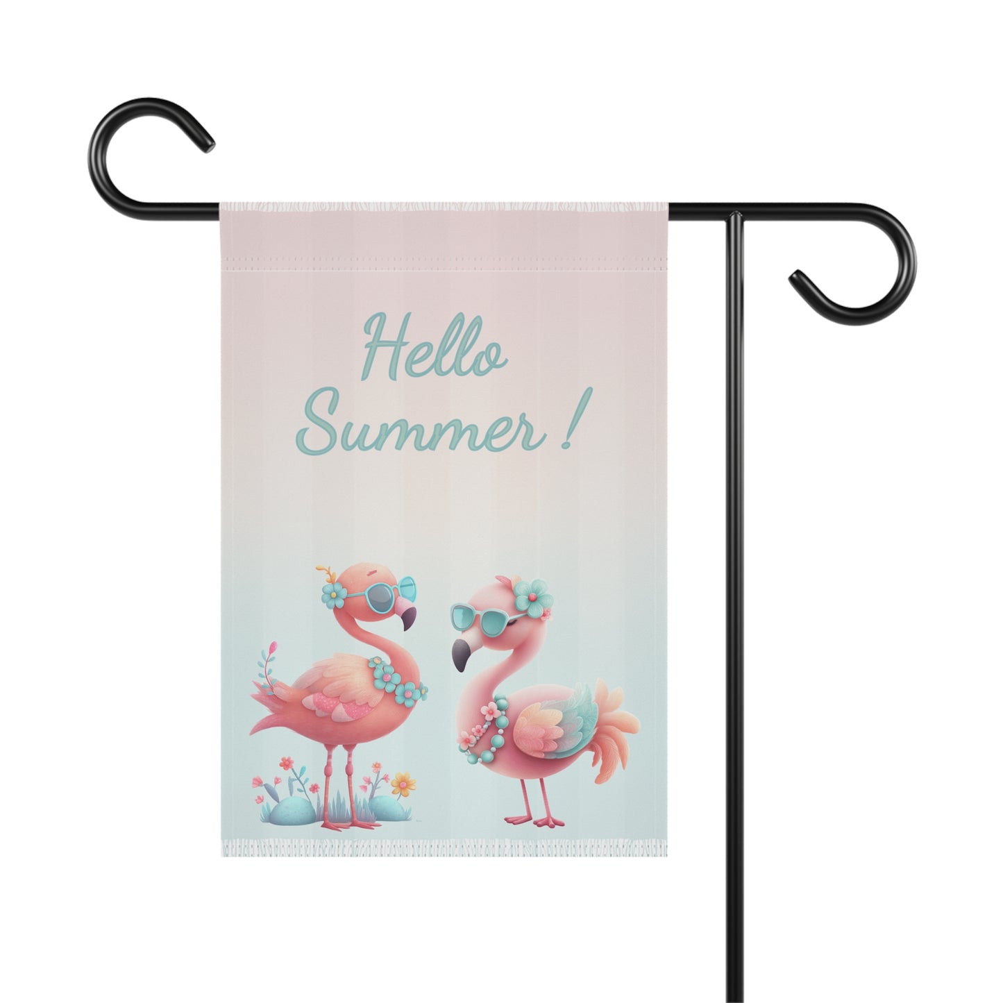 Flamingo Garden Flag