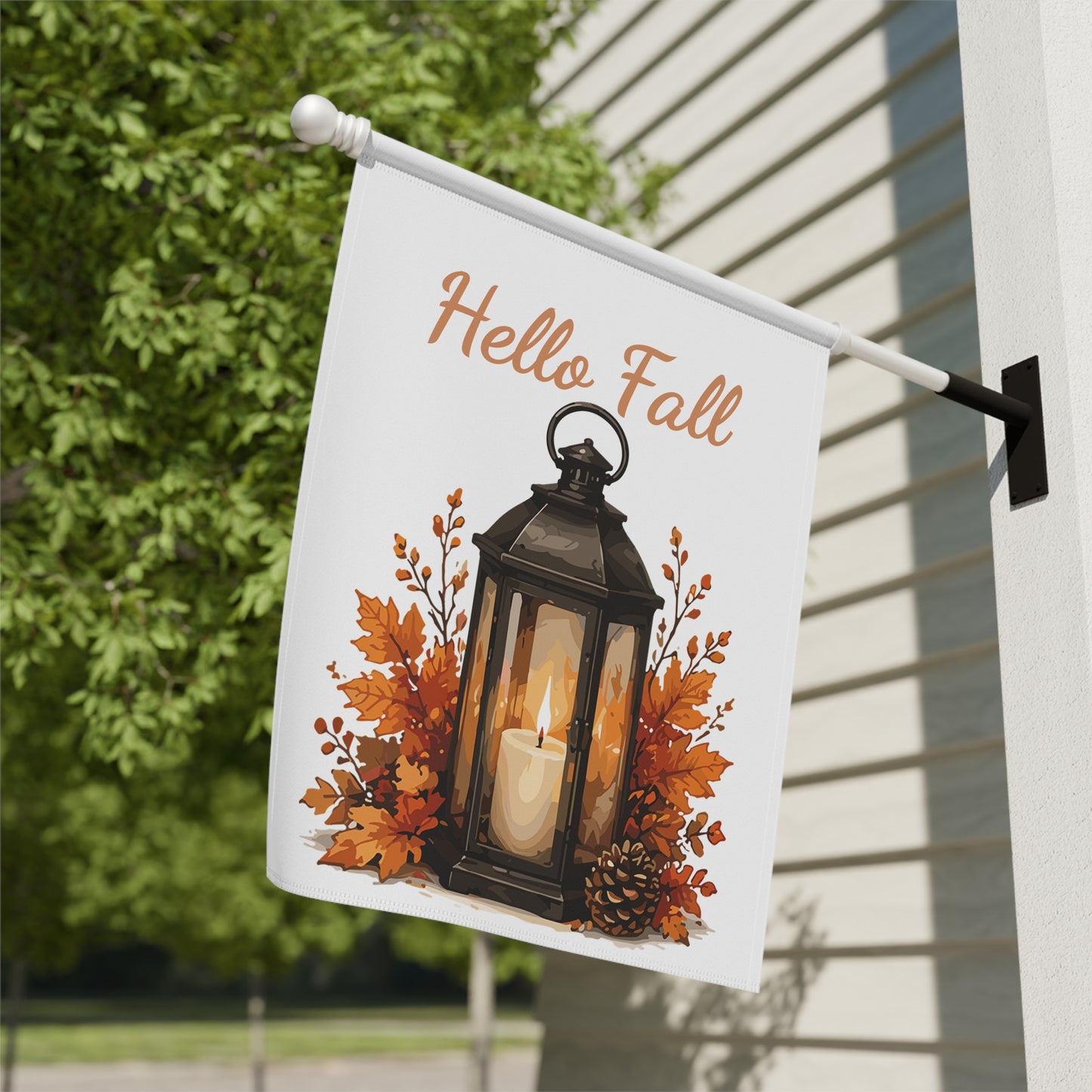 Warm Harvest Welcome Garden Flag