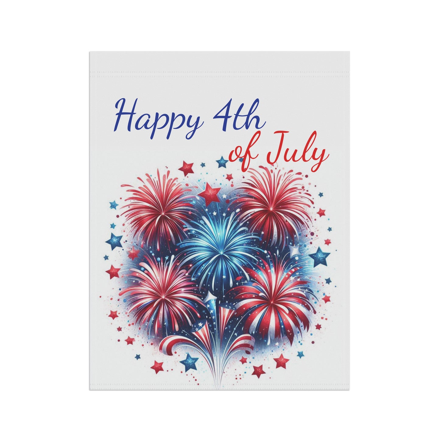 Red, White, and Blue Patriotic Garden Flag